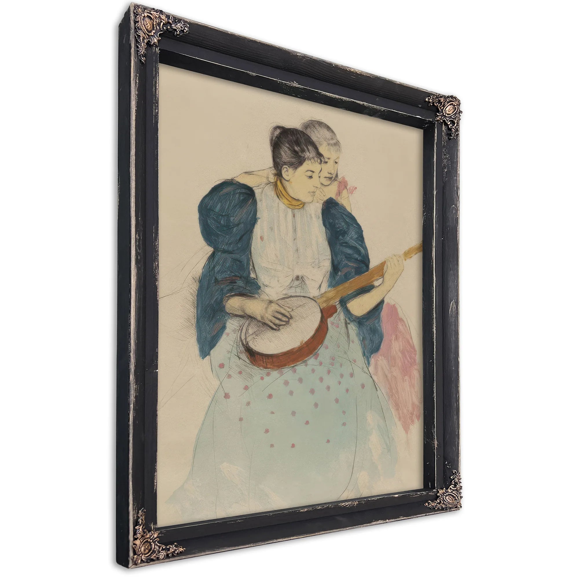 The Banjo Lesson By Mary Cassatt Fine Art Print