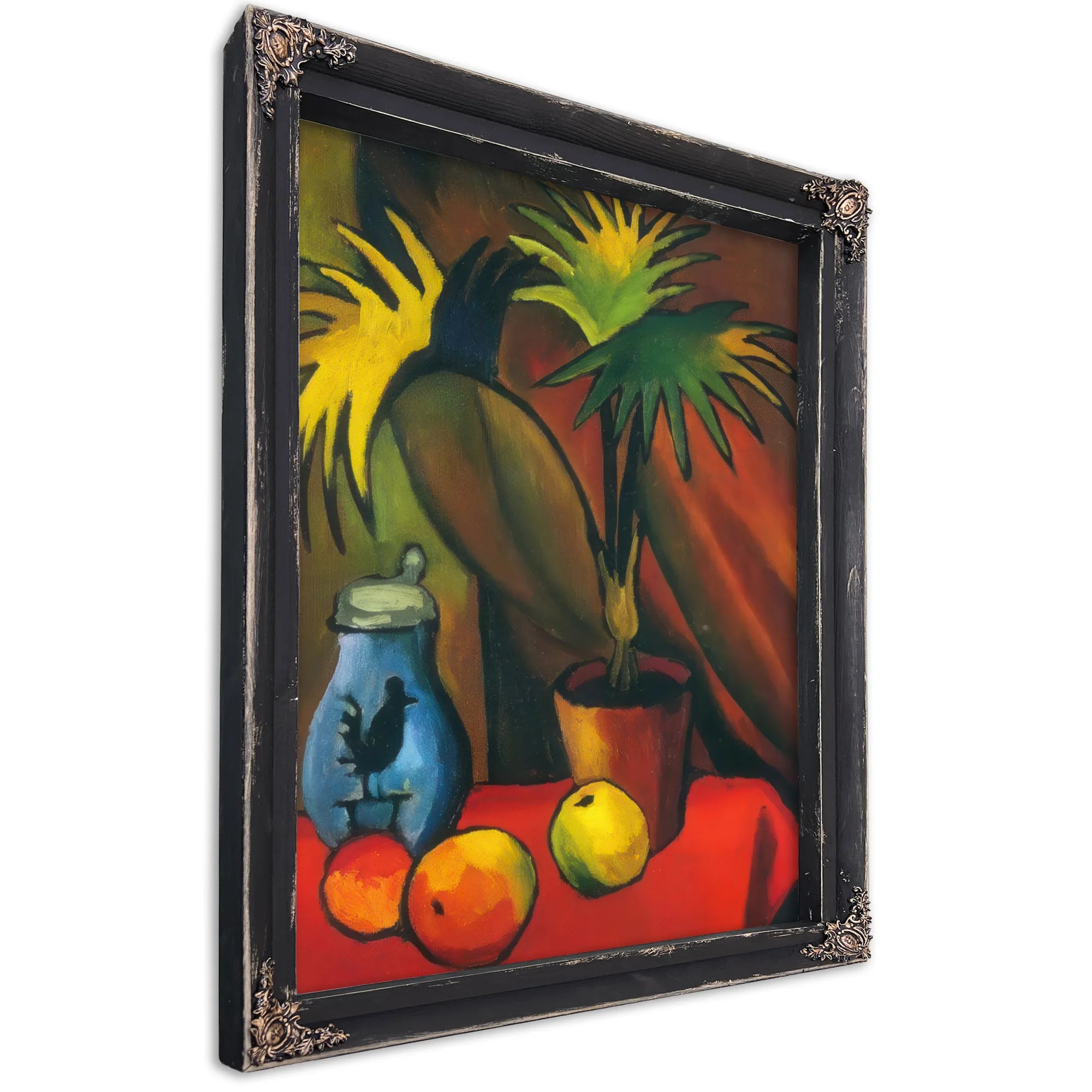 Still Life With Palm Leaves By August Macke Fine Art Print