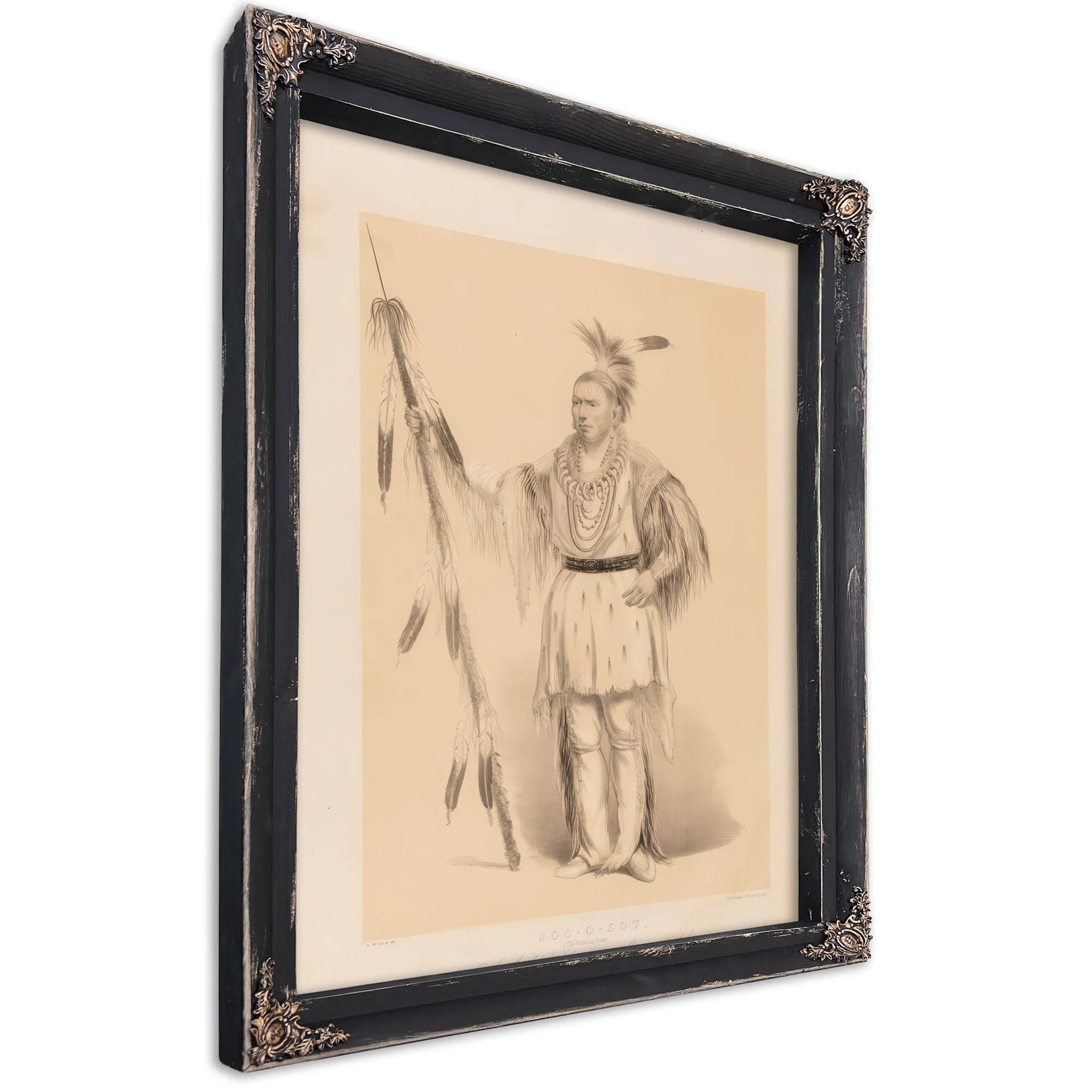 Joc O Sot, The Walking Bear By George Catlin Fine Art Print
