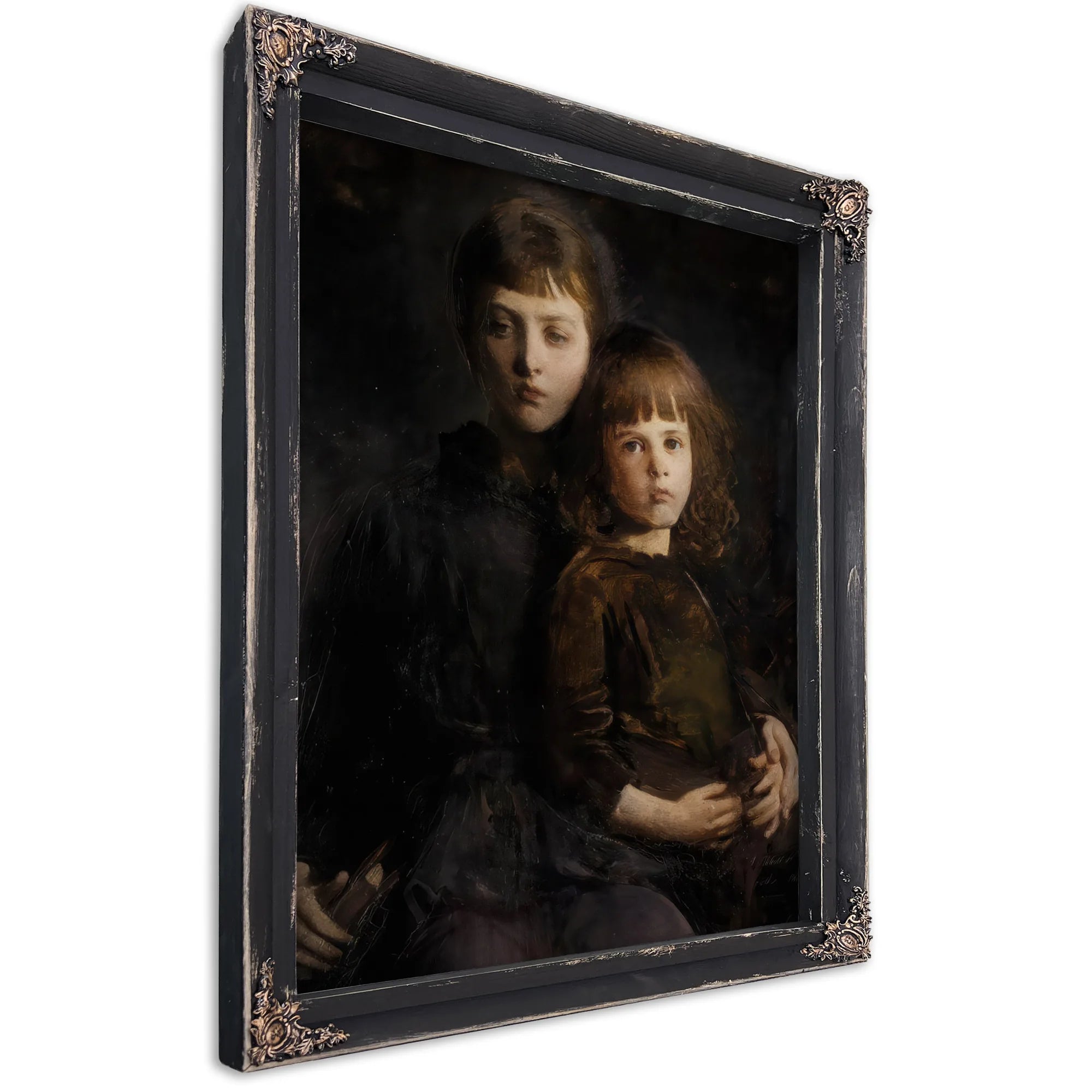 Brother And Sister (Mary And Gerald Thayer) By Abbott Handerson Thayer Fine Art Print