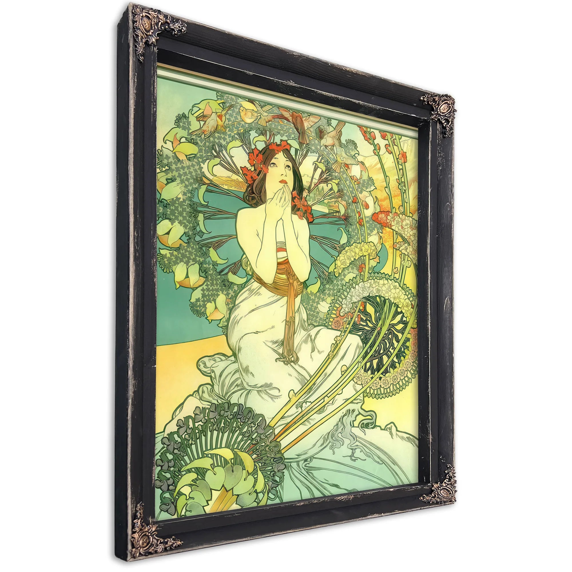Monaco Monte Carlo By Alphonse Mucha Fine Art Print