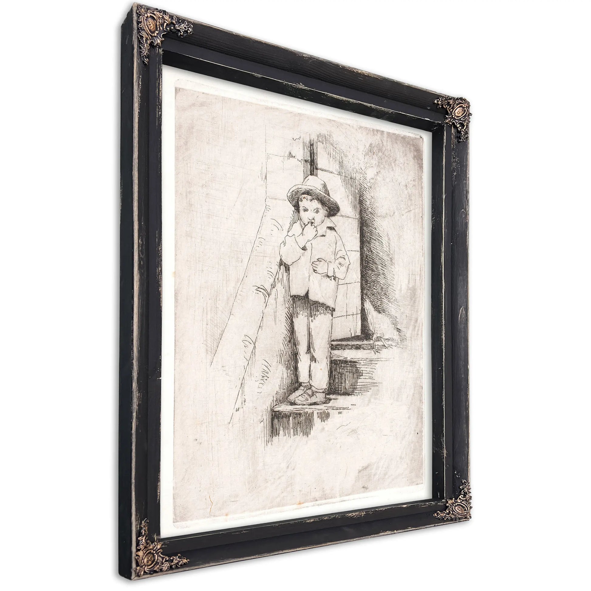 The Boy On The Stairs by Carl Bloch