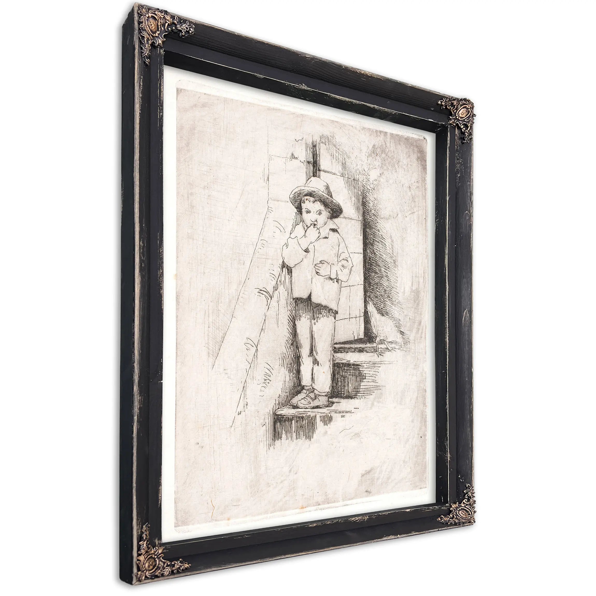 The Boy On The Stairs by Carl Bloch