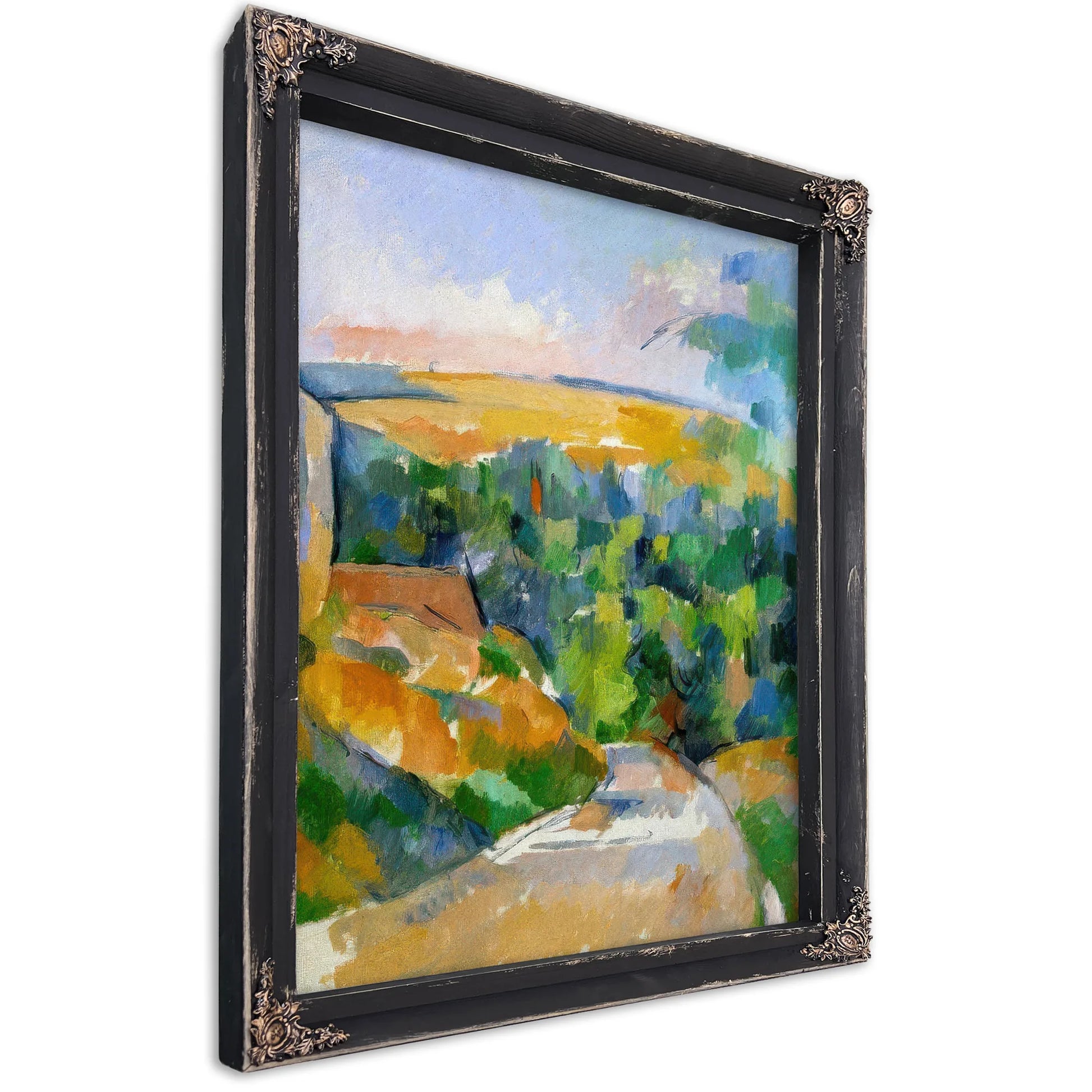 The Bend In The Road By Paul Cezanne Fine Art Print