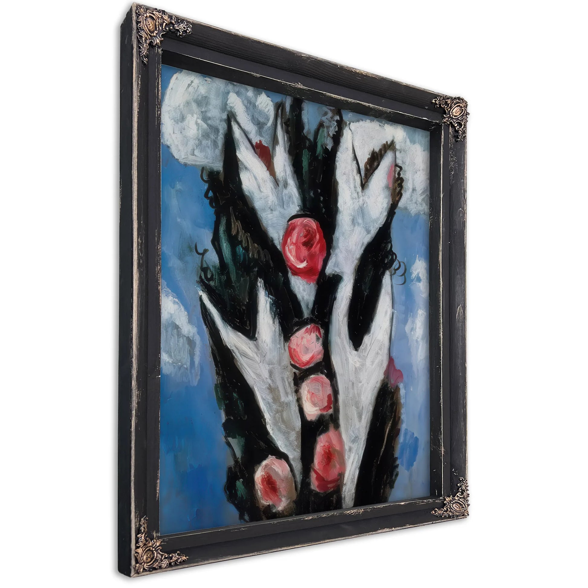 Roses By Marsden Hartley Fine Art Print
