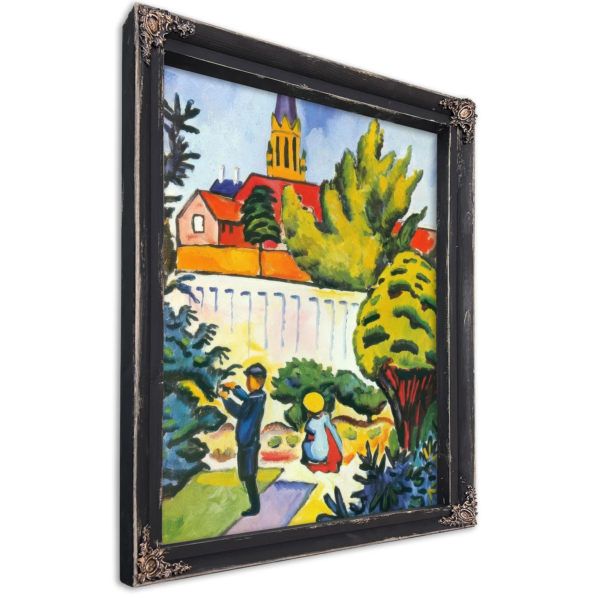 Children In A Park By August Macke Fine Art Print