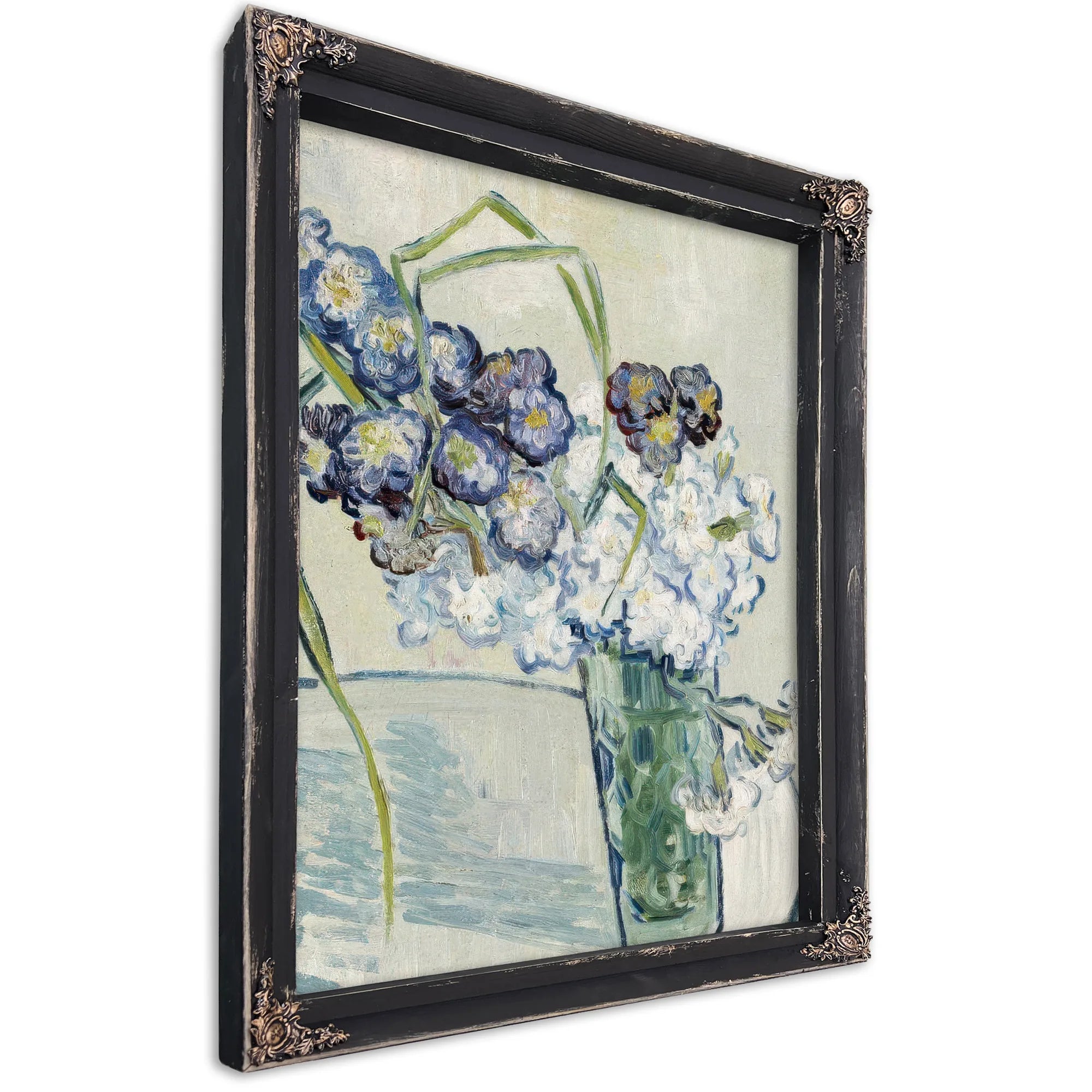 Still Life Vase Of Carnations By Vincent Van Gogh Fine Art Print