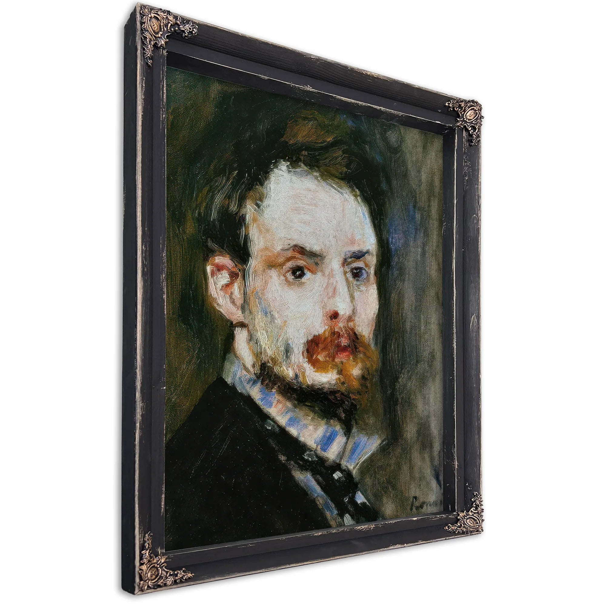 Autoportrait 1875 By Pierre Auguste Renoir Fine Art Print