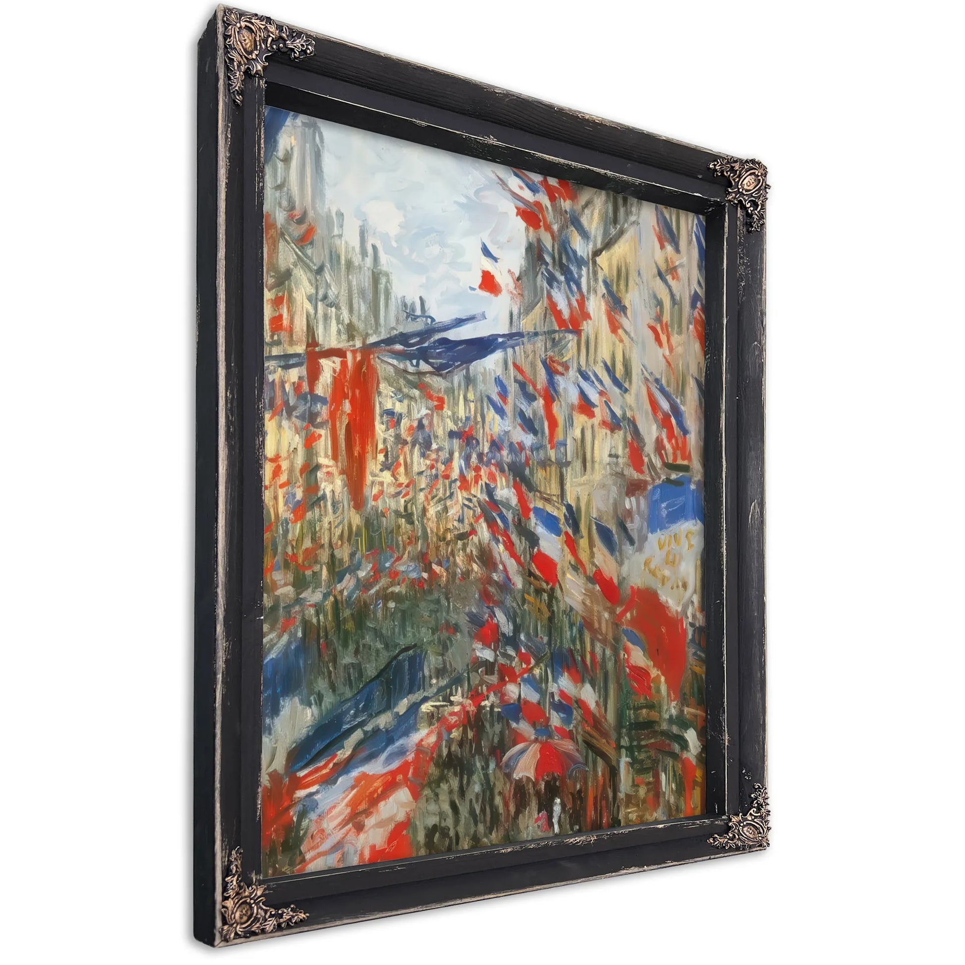 Rue Saint Denis Festivities Of 30 Jun By Claude Monet Fine Art Print