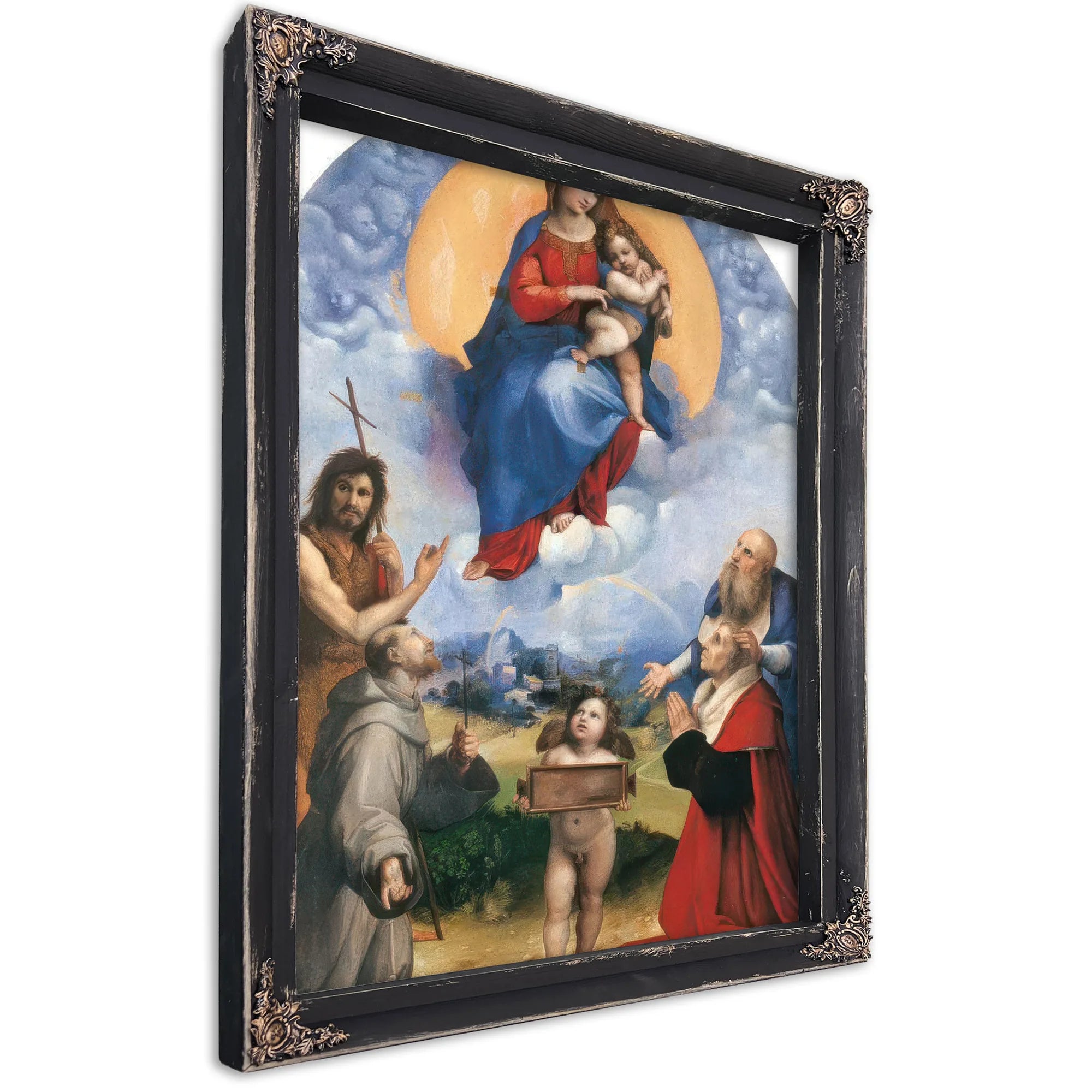 Madonna Di Foligno By Raphael Fine Art Print