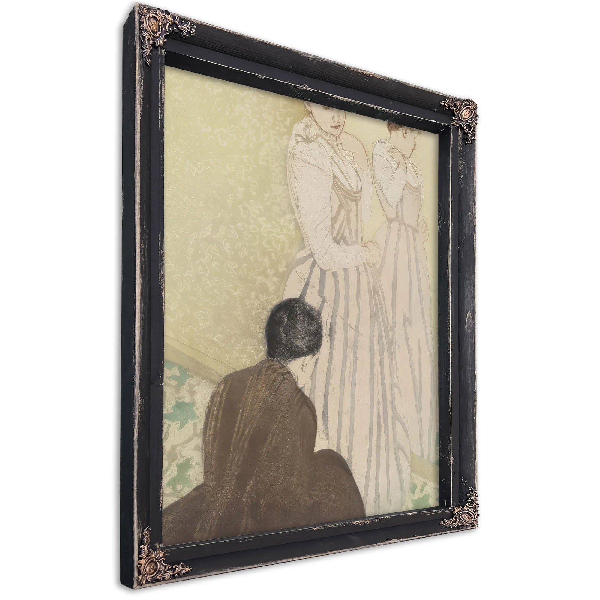 The Fitting By Mary Cassatt Fine Art Print