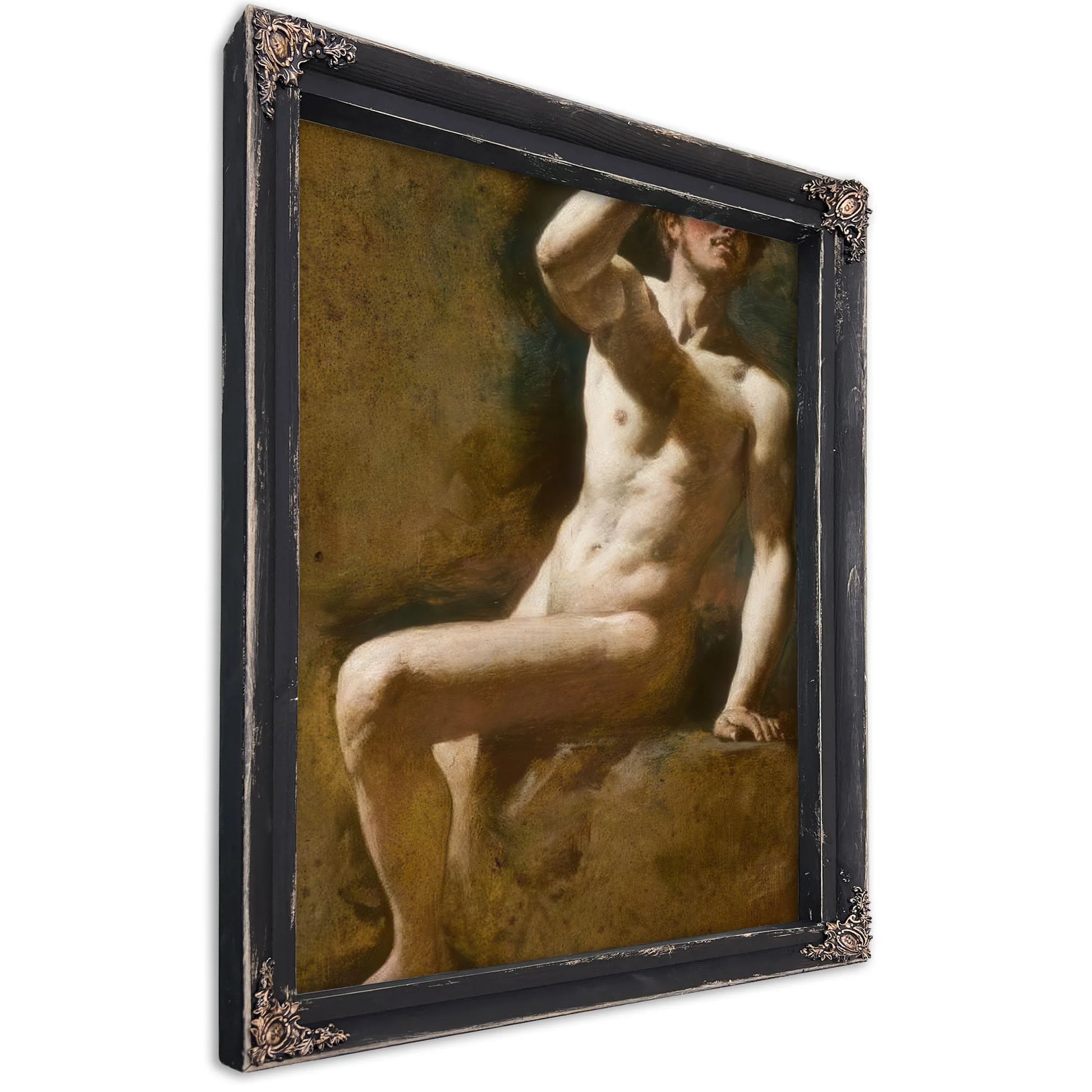 Study Of A Male Nude 3 By William Etty Fine Art Print