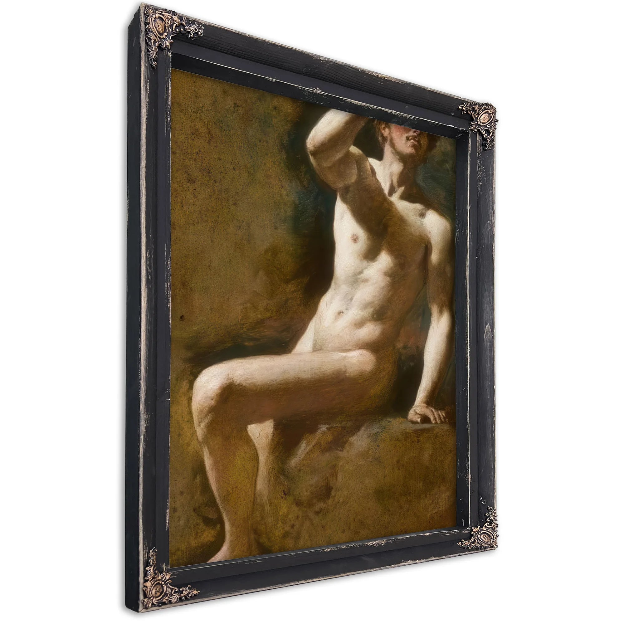 Study Of A Male Nude 3 By William Etty Fine Art Print