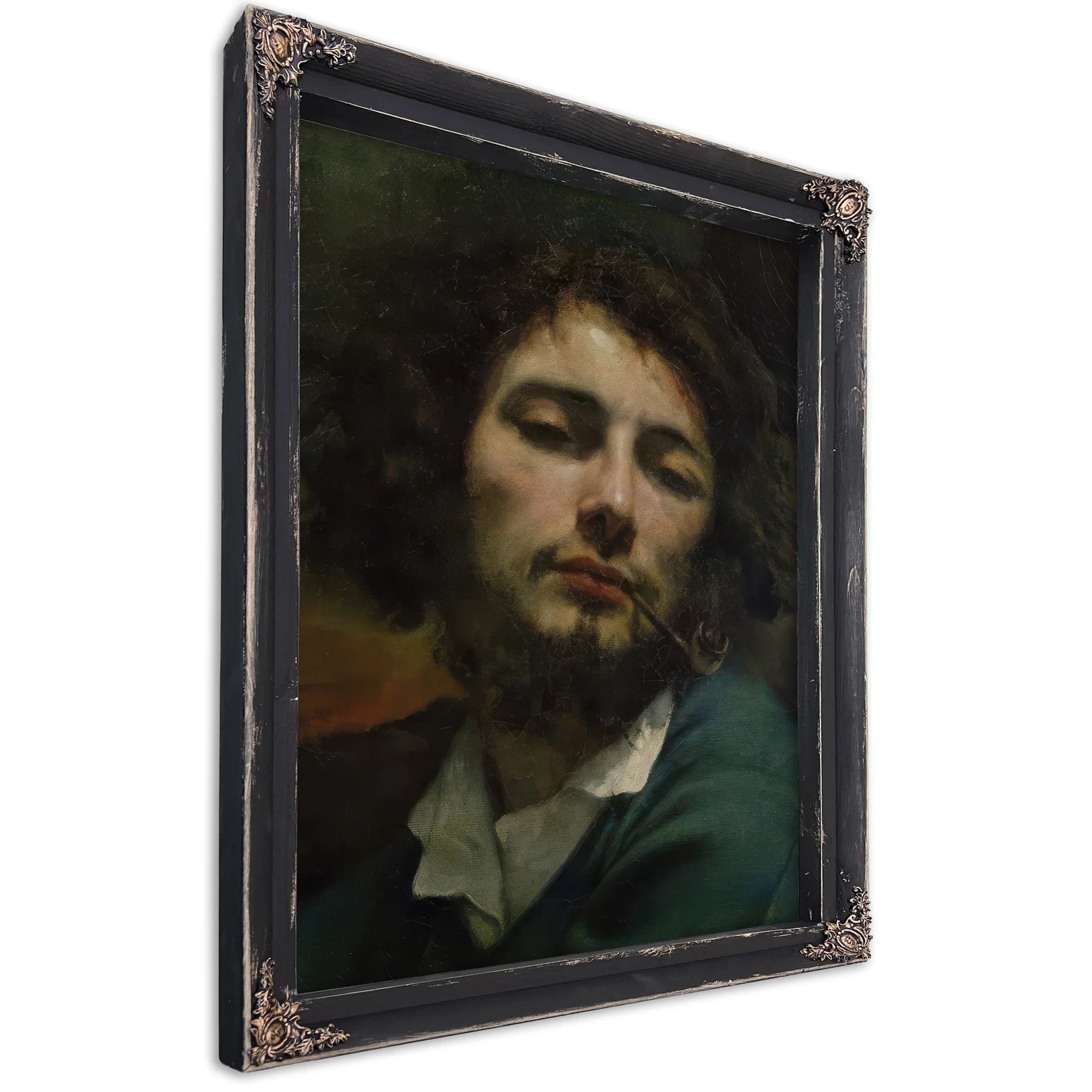 Self Portrait Or, The Man With A Pipe By Jean Desire Gustave Courbet Fine Art Print