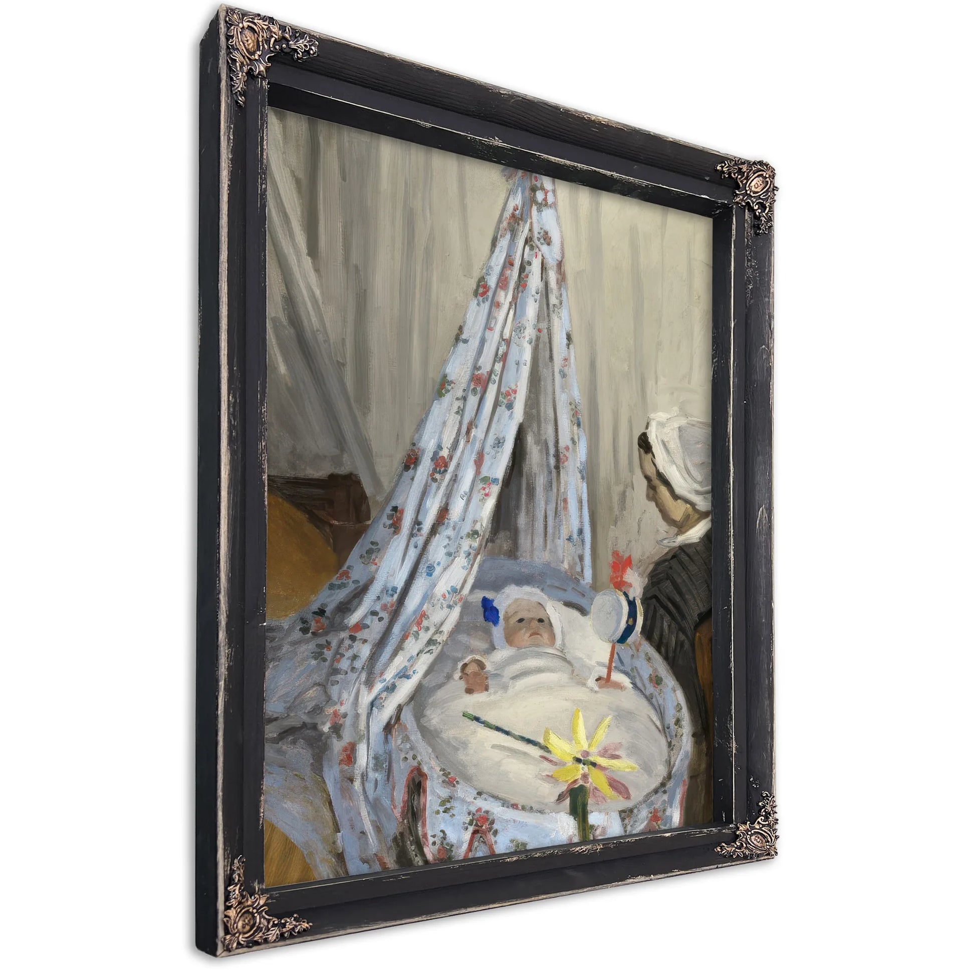 The Cradle Camille With The Artist's Son Jean By Claude Monet Fine Art Print