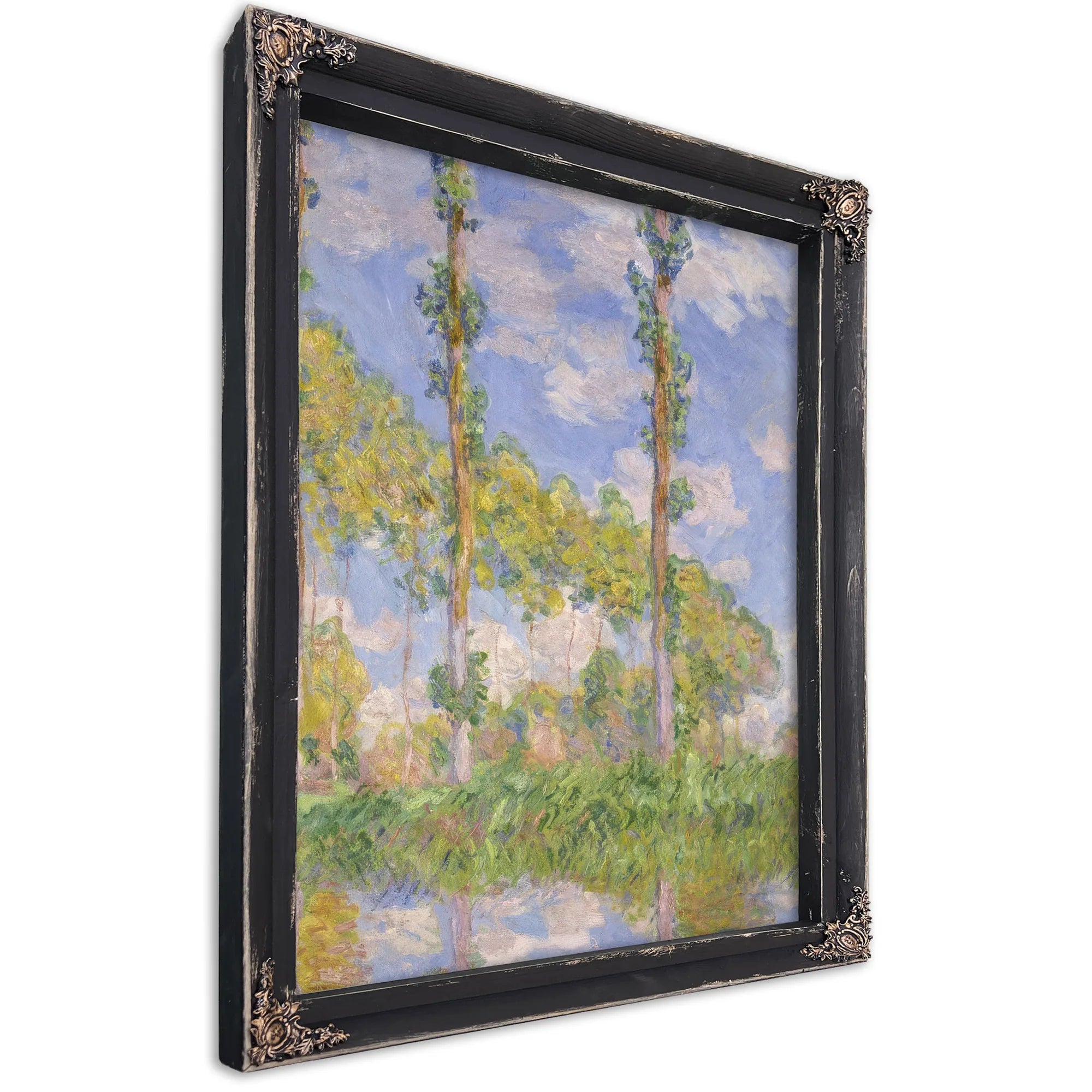 Poplars In The Sun By Claude Monet Fine Art Print