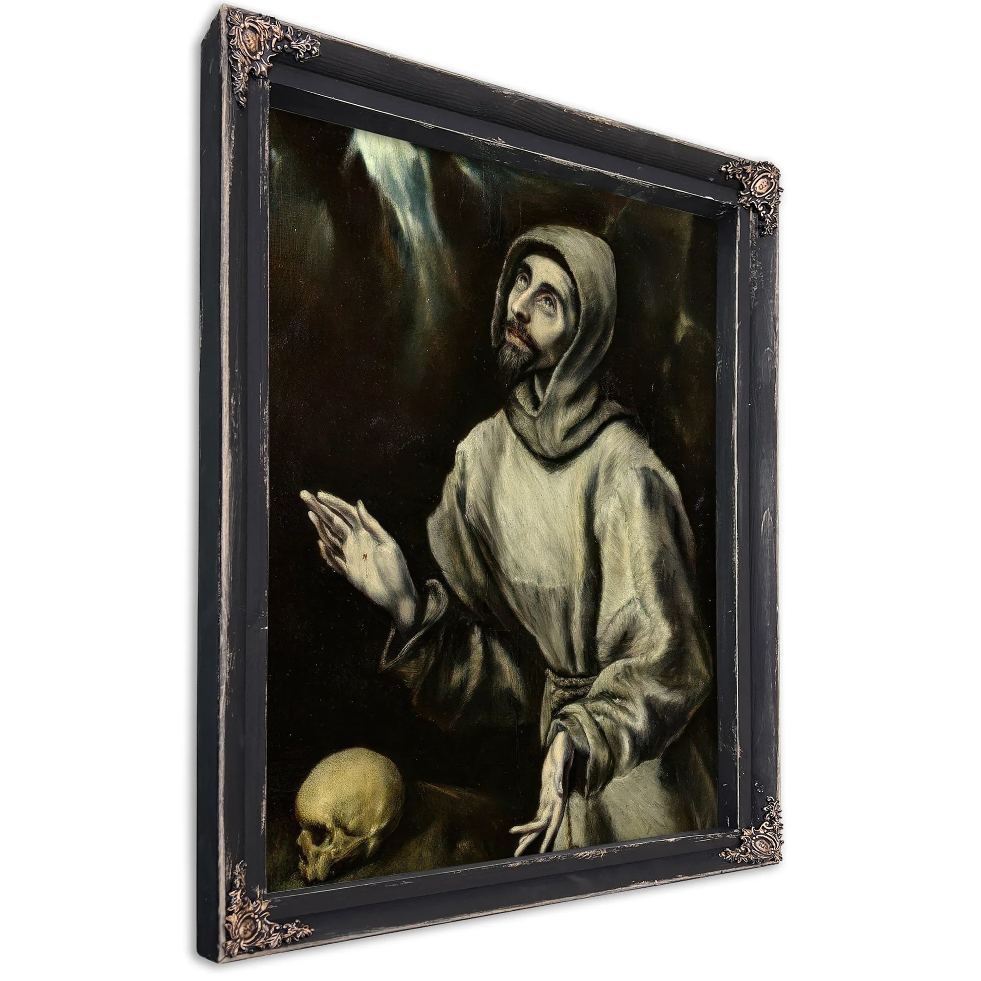 St. Francis Of Assisi Receiving The Stigmata By El Greco Fine Art Print