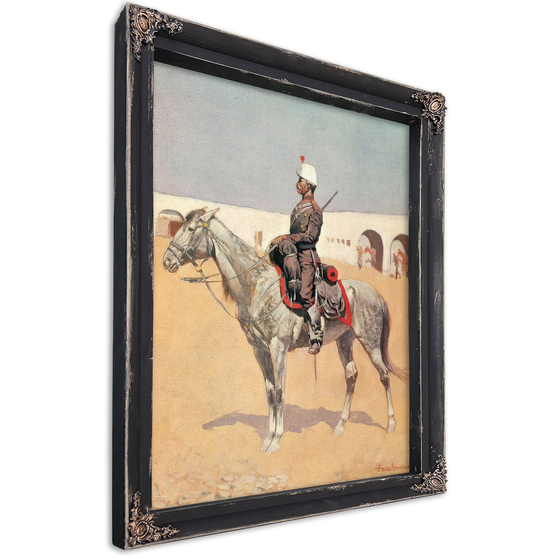 Cavalryman Of The Line,Mexico By Frederic Remington Fine Art Print