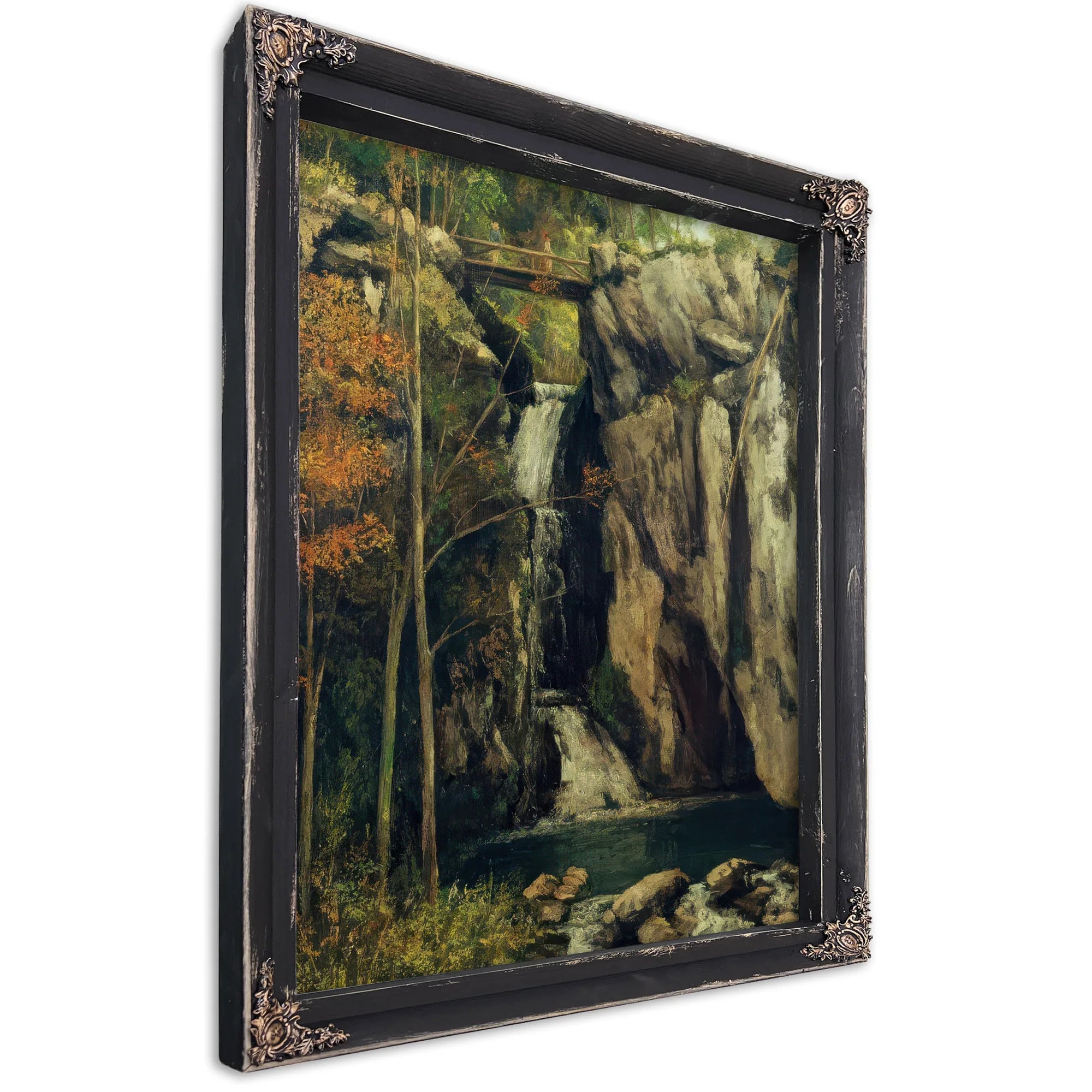 The Chasm At Conches By Jean Desire Gustave Courbet Fine Art Print