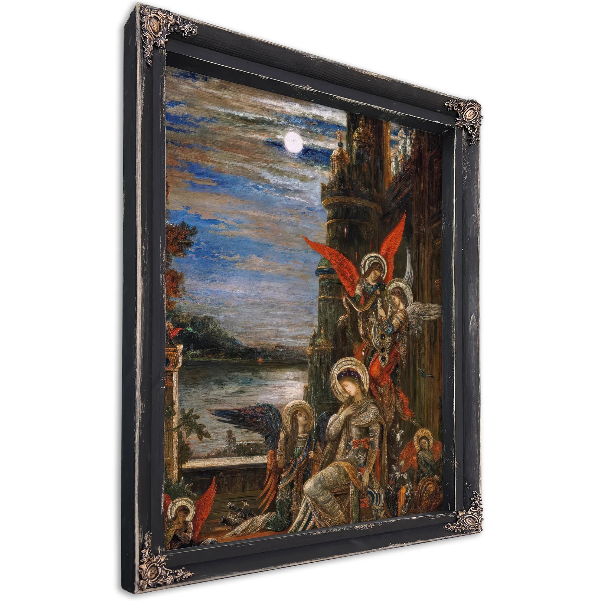 Saint Cecilia. (The Angels Announcing Her Coming Martyrdom) By Gustave Moreau Fine Art Print