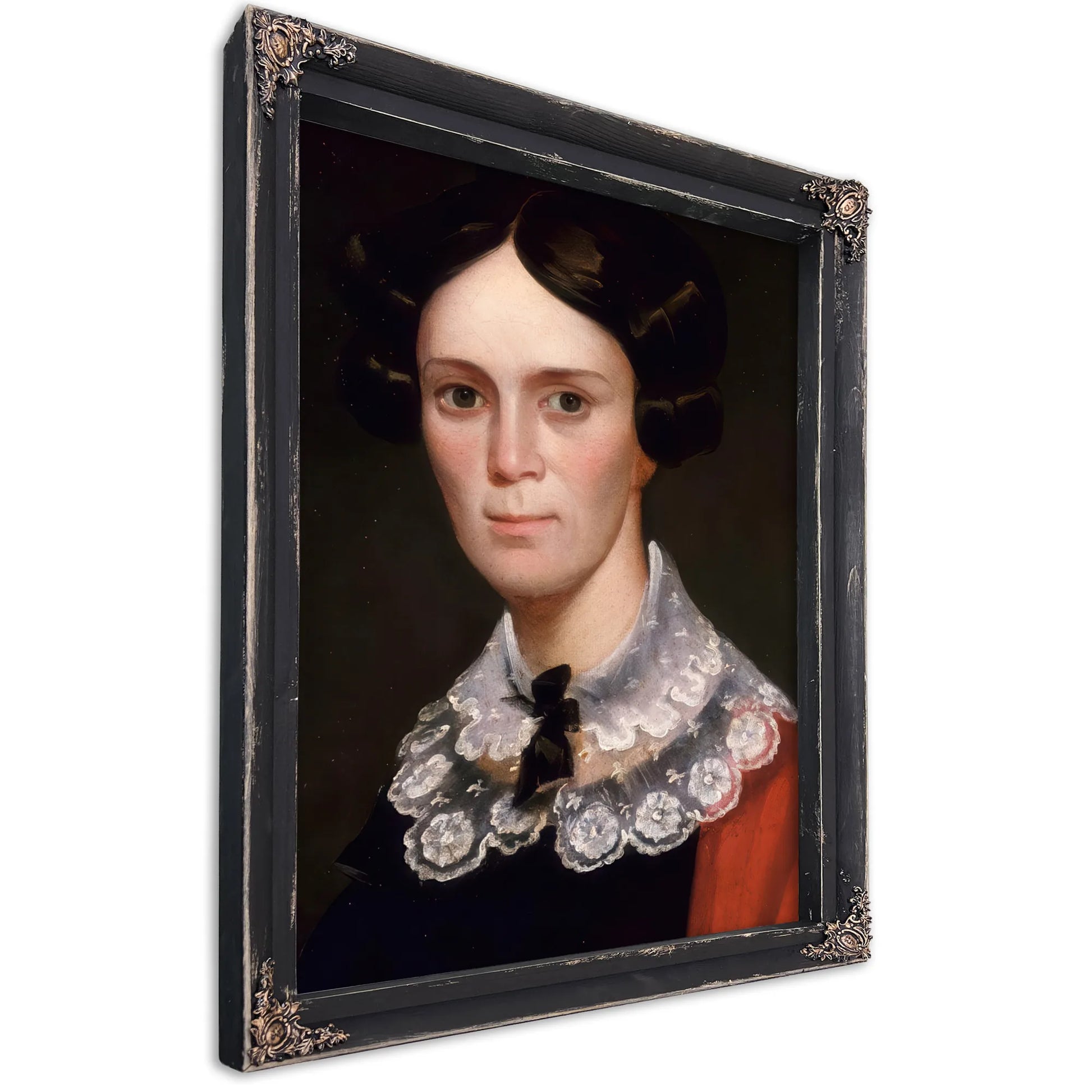 Portrait Of A Woman By George Catlin Fine Art Print