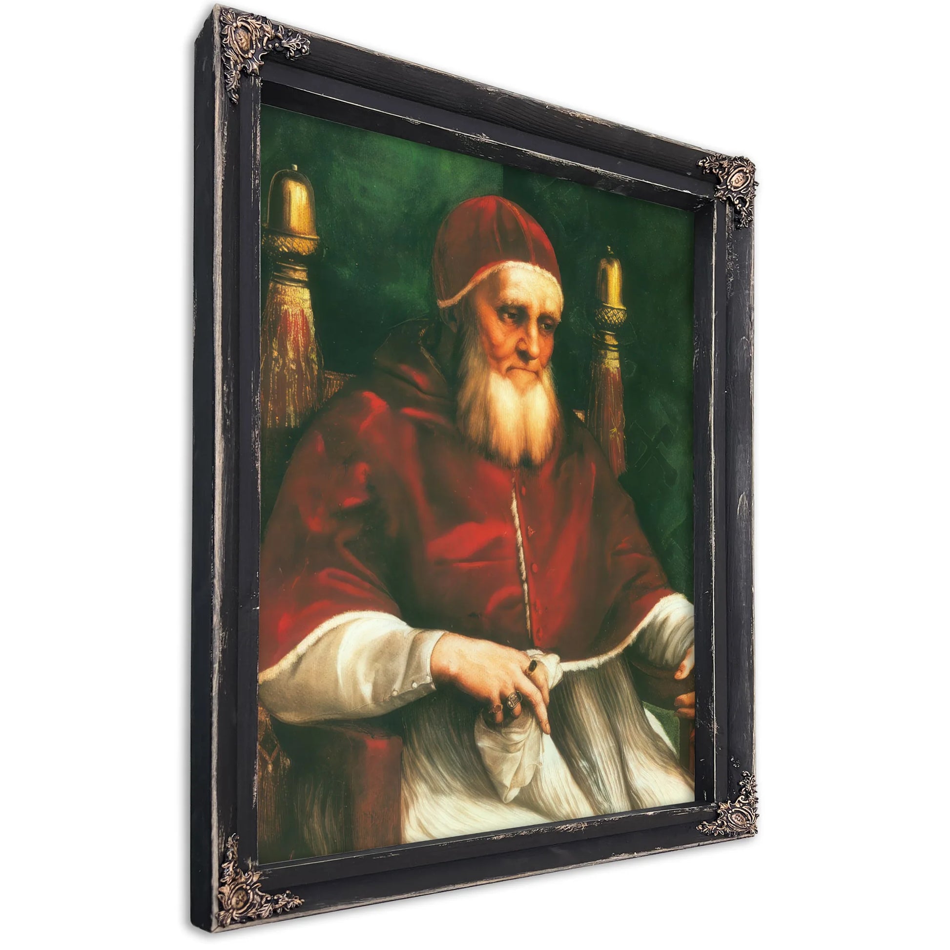 Portrait Of Pope Julius Ii By Raphael Fine Art Print