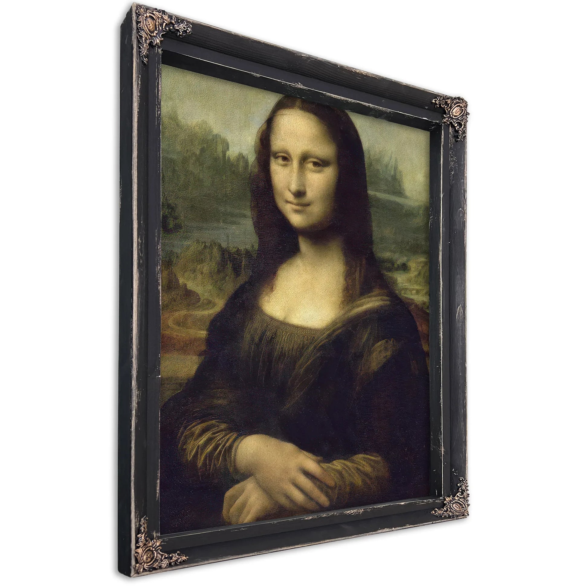 La Joconde Portrait De Monna Lisa By Leonardo Da Vinci Fine Art Print