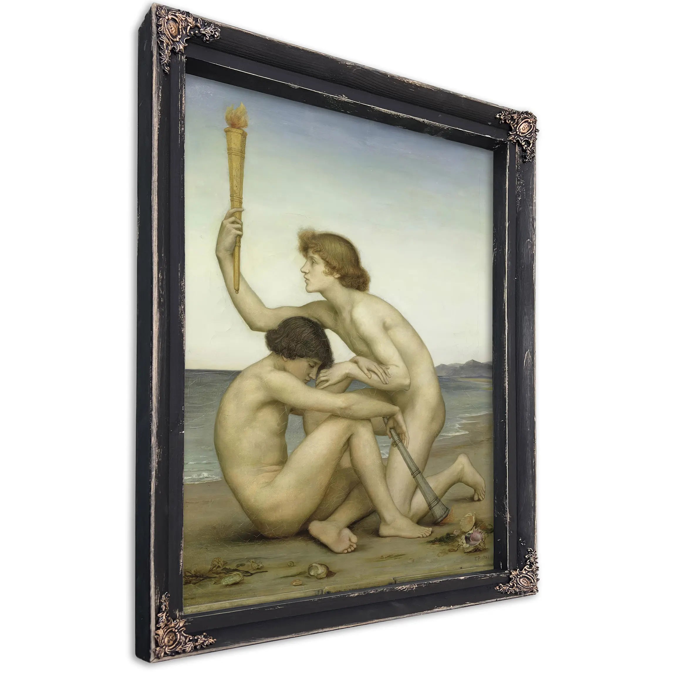 Phosphorus And Hesperus (1881) by Evelyn De Morgan