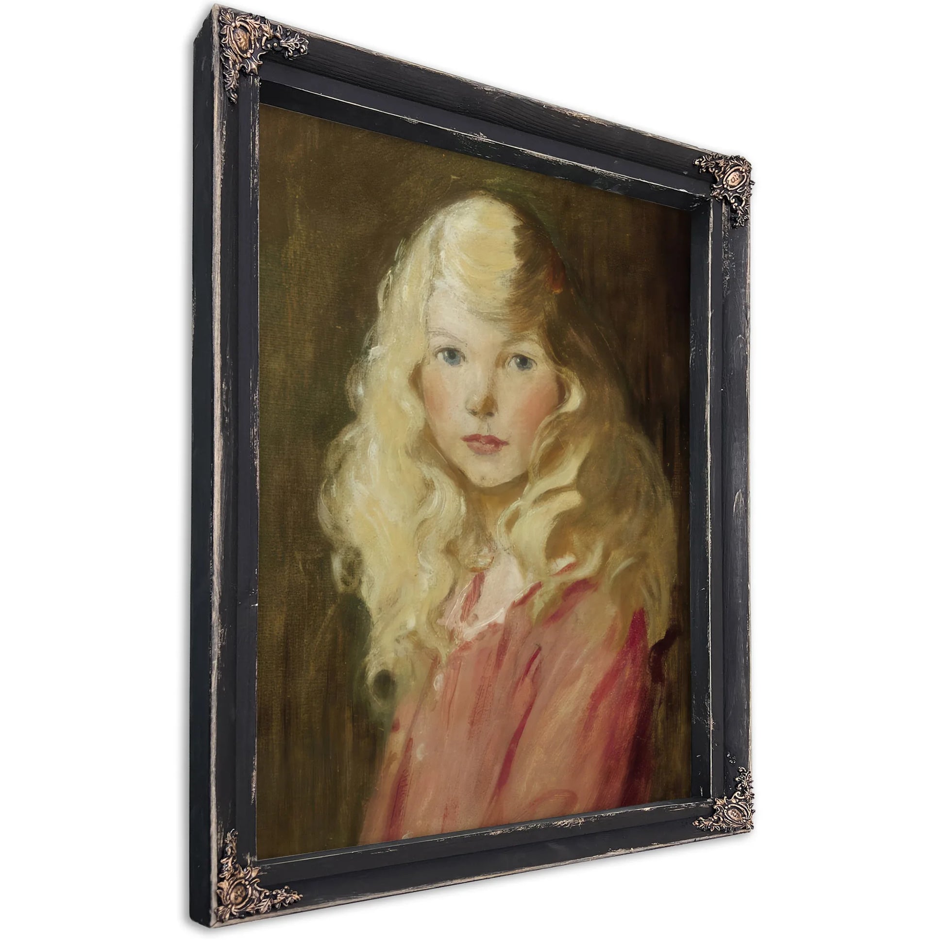 Portrait Of A Girl By Jessie Willcox Smith Fine Art Print