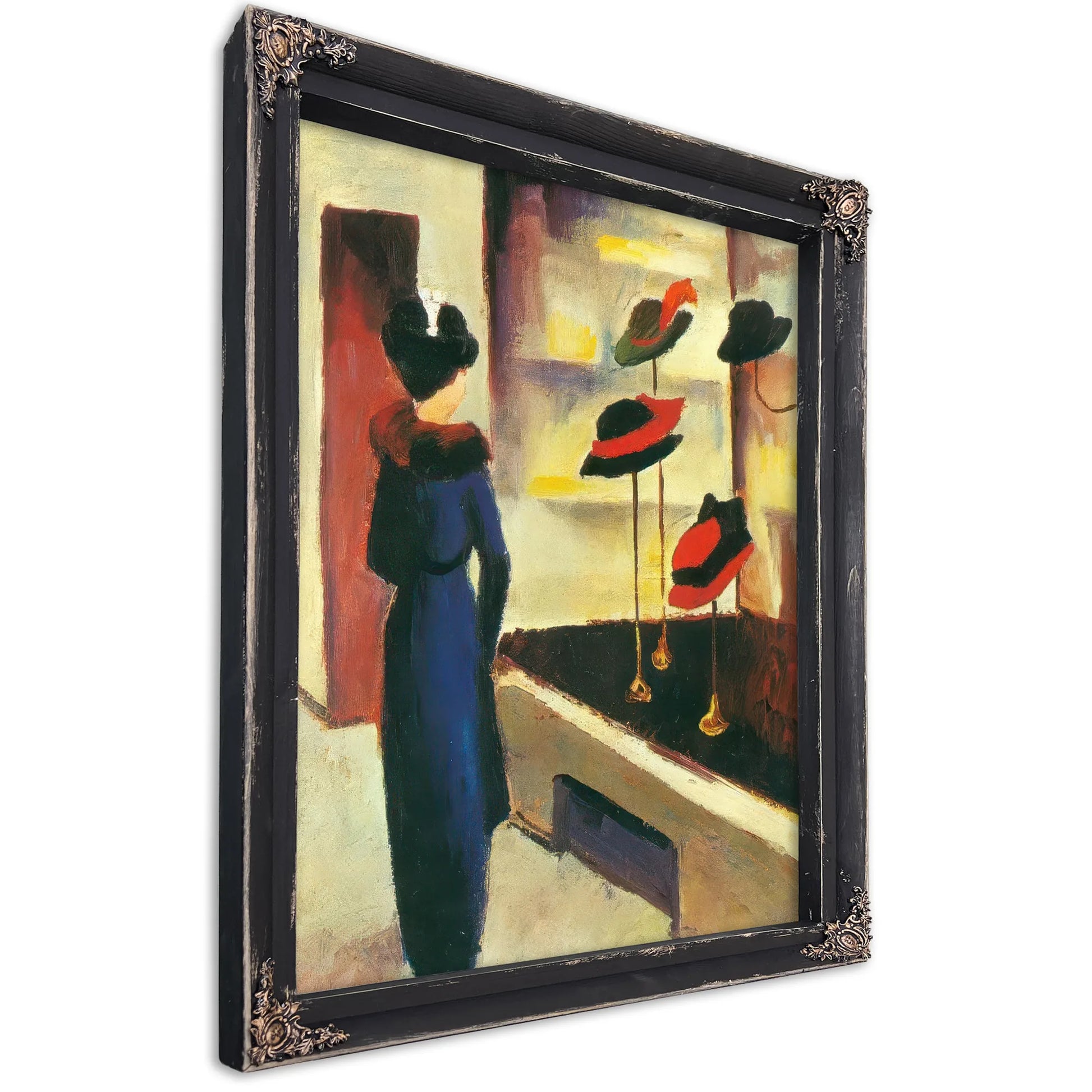 Hat Shop By August Macke Fine Art Print