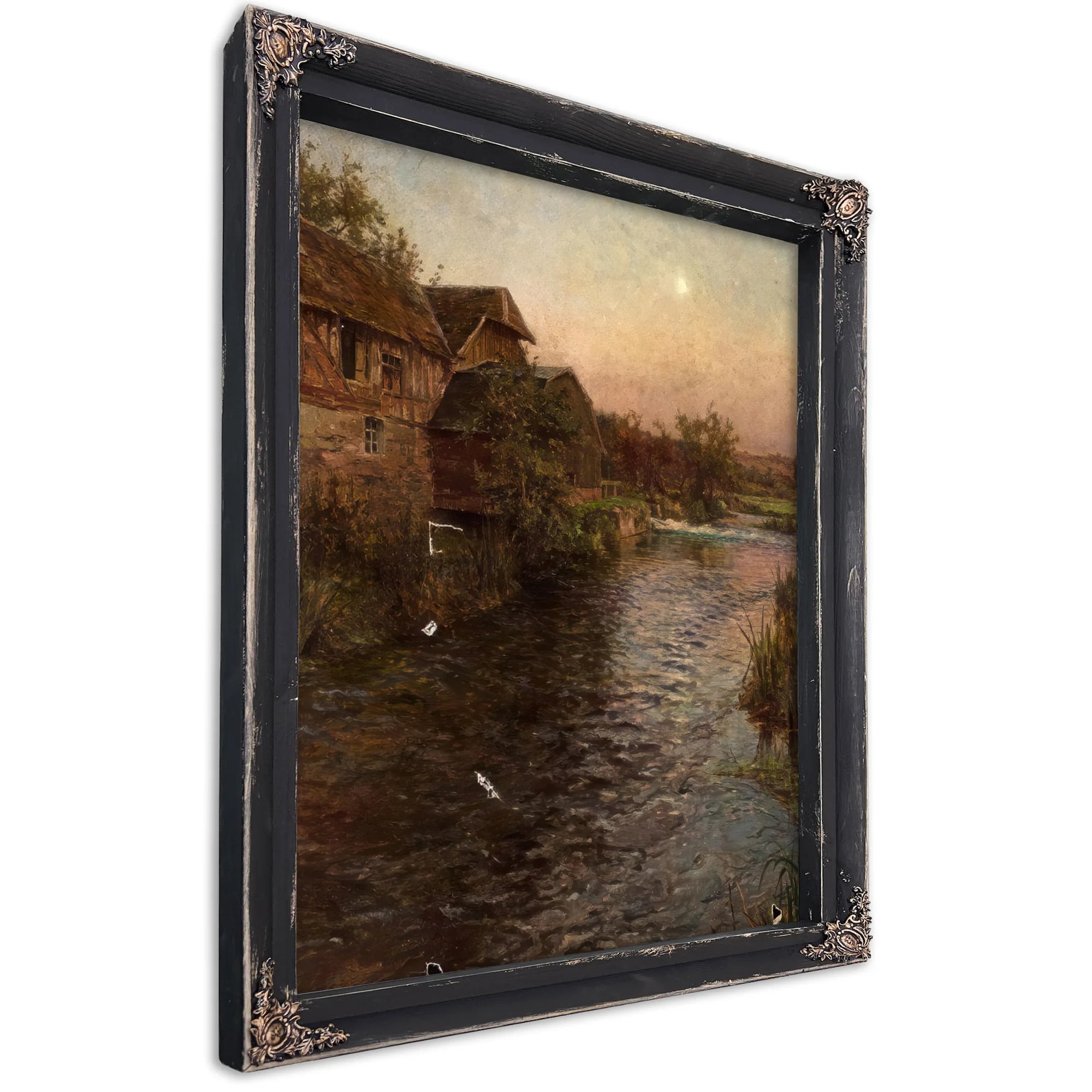 Mill In Moonlight By Louis Aston Knight Fine Art Print