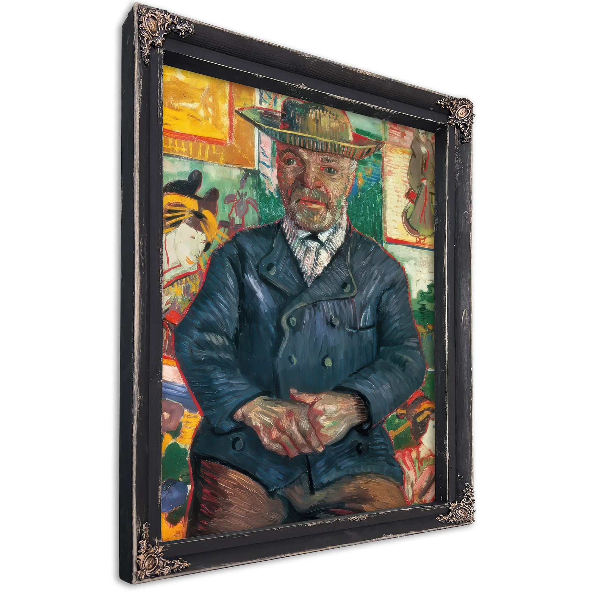 Portrait Of Pere Tanguy By Vincent Van Gogh Fine Art Print