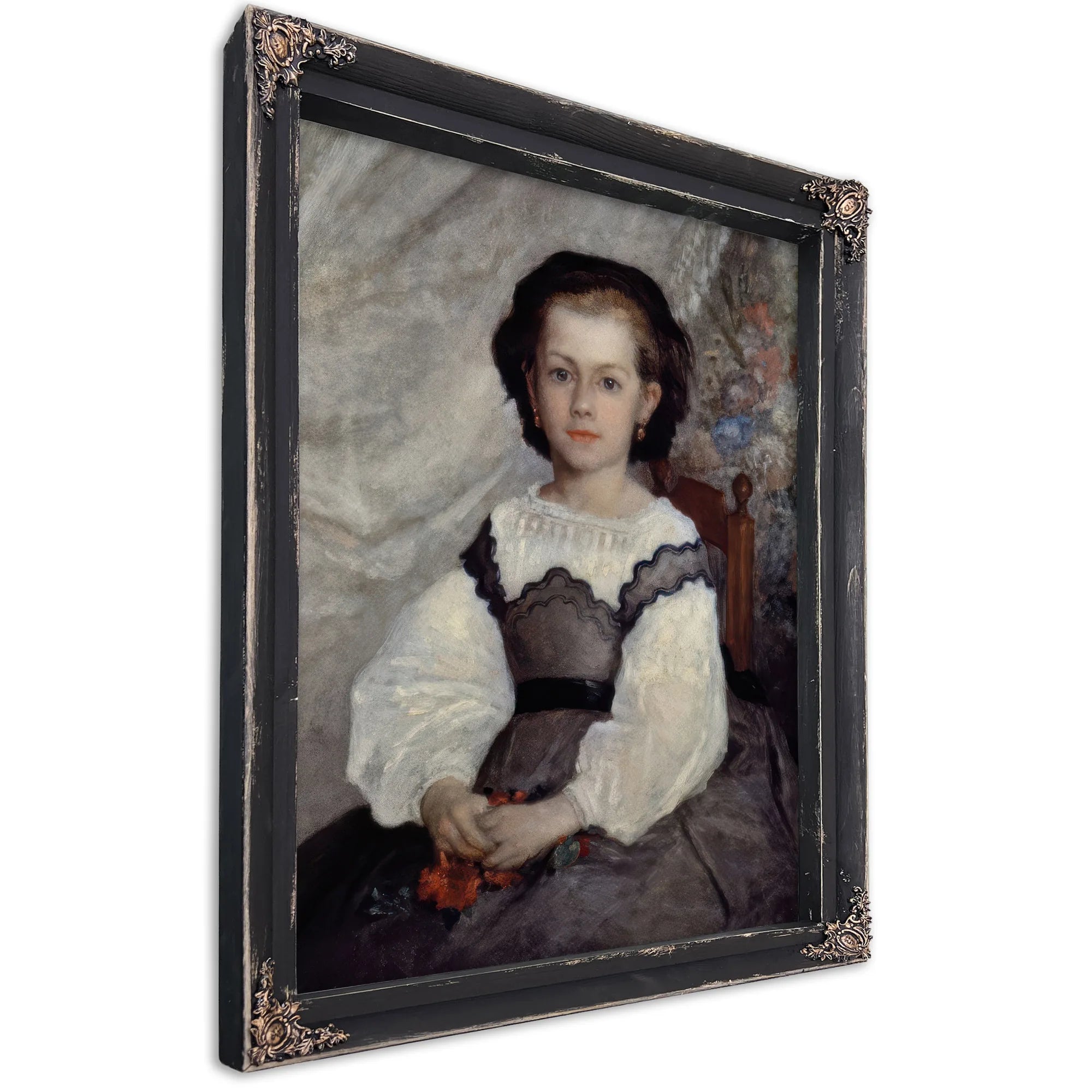 Portrait Of Mademoiselle Romaine Lacaux By Pierre Auguste Renoir Fine Art Print