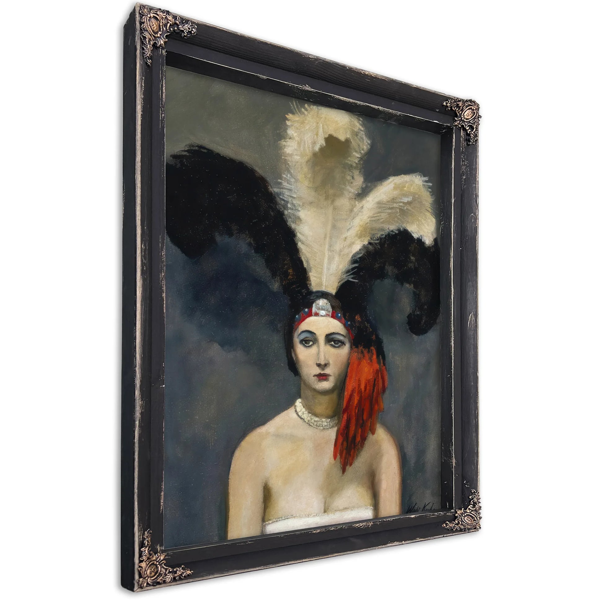 Plumes By Walt Kuhn Fine Art Print