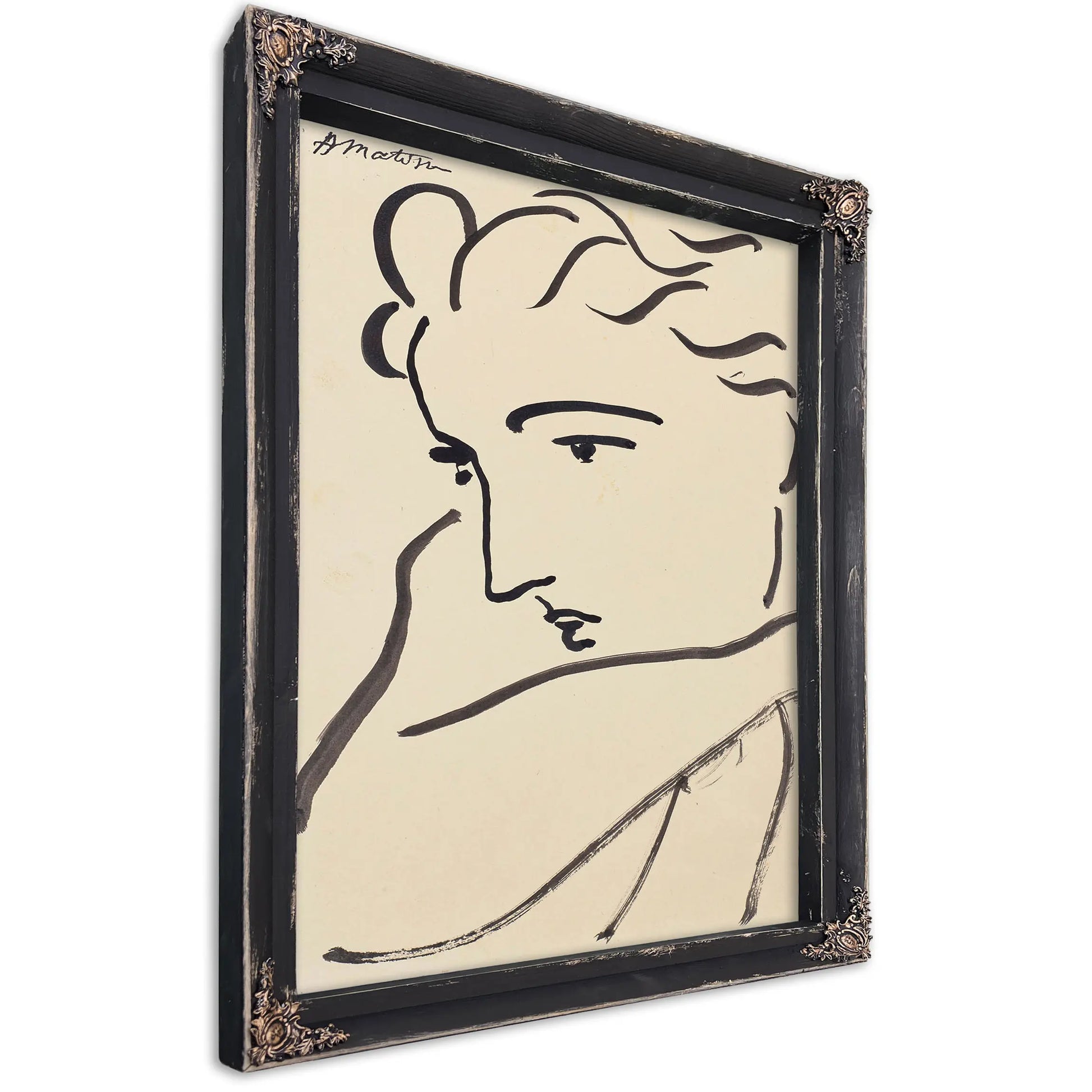 Themes Et Variations (Portrait De Femme) by Henri Matisse