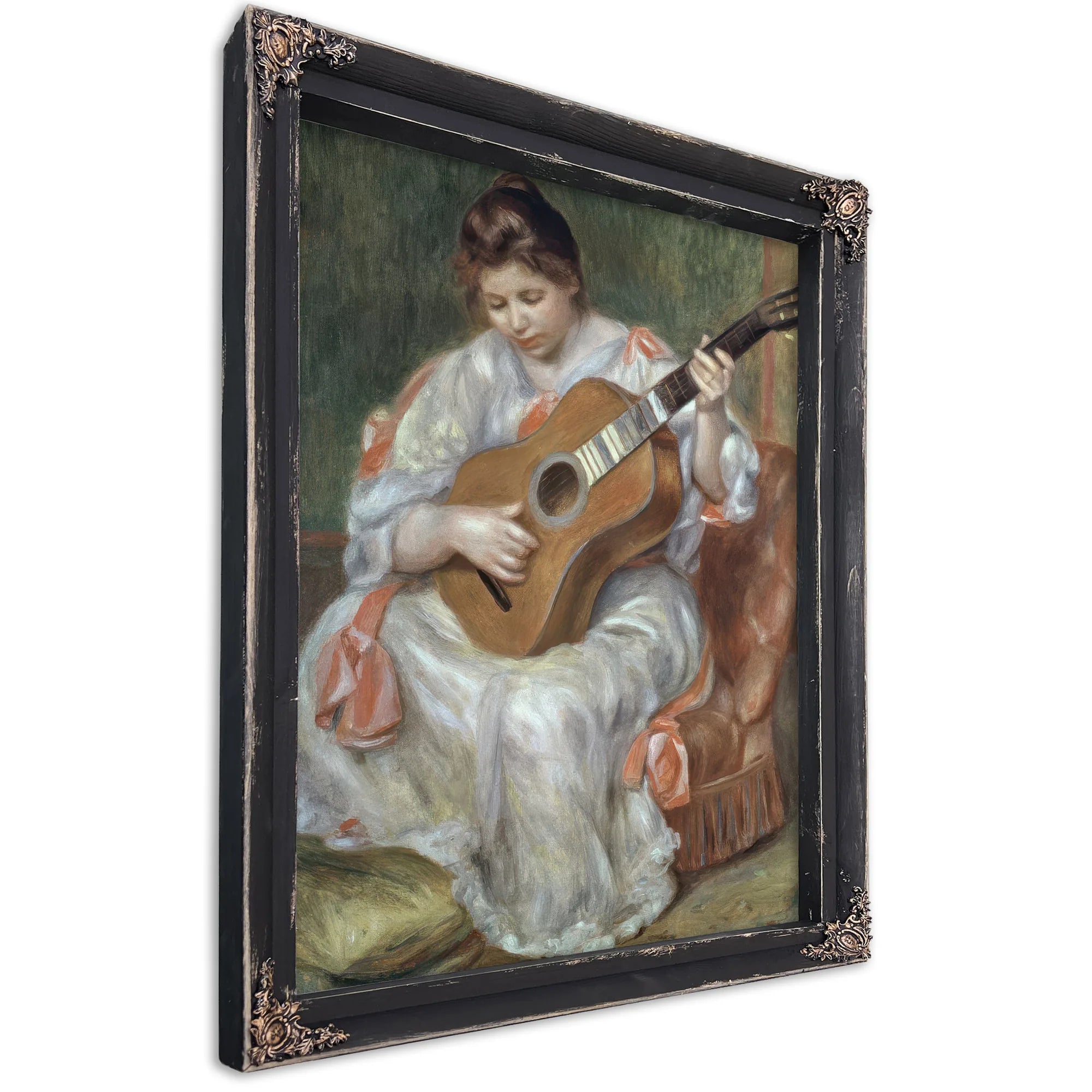 The Guitar Player By Pierre Auguste Renoir Fine Art Print