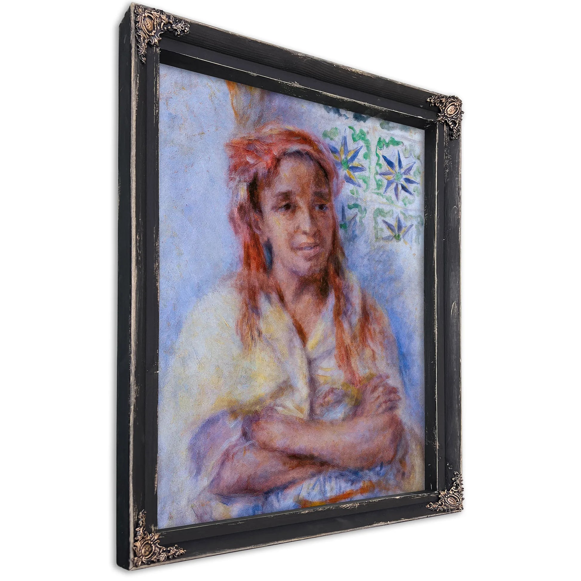 Old Arab Woman By Pierre August Renoir Fine Art Print