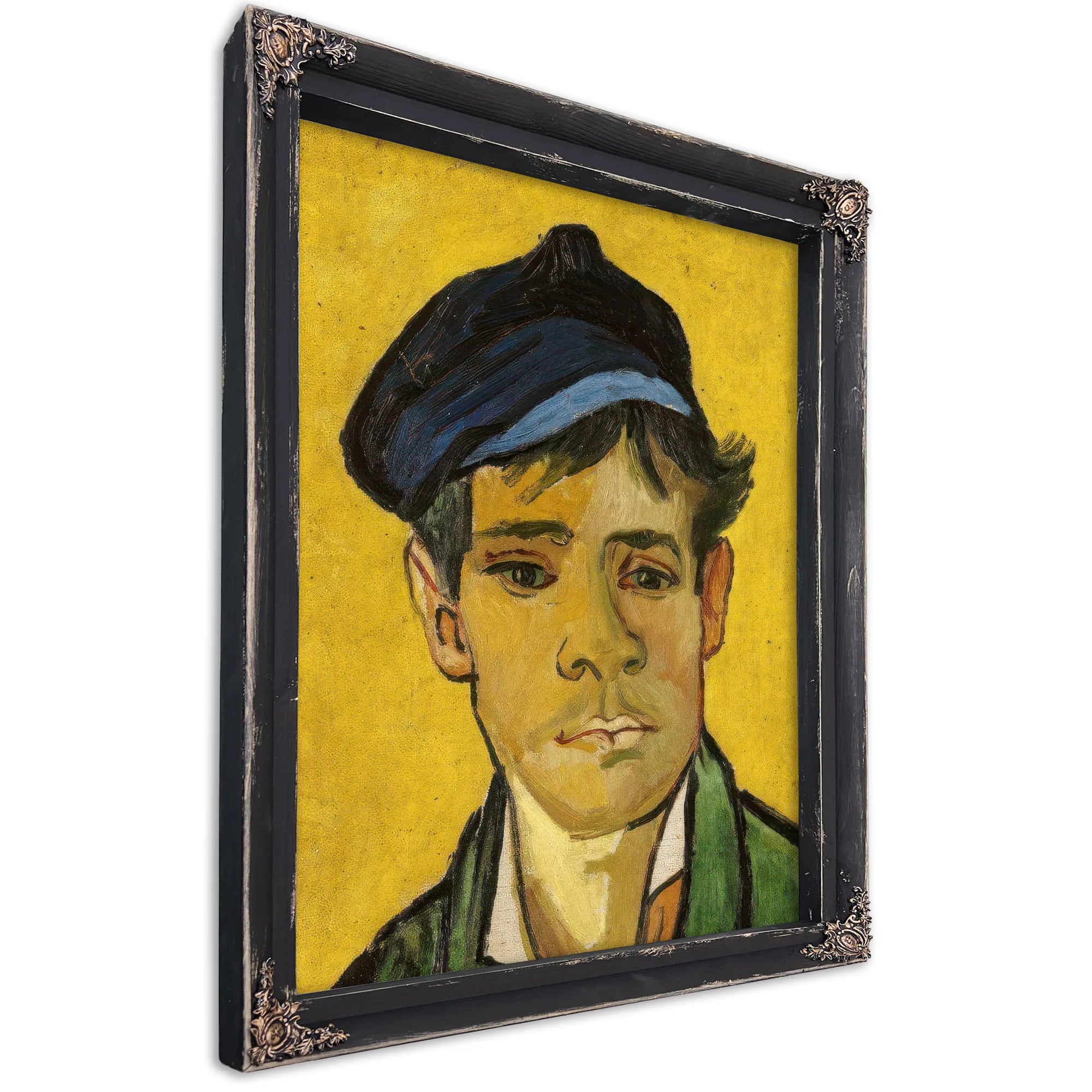 Young Man With A Hat By Vincent Van Gogh Fine Art Print