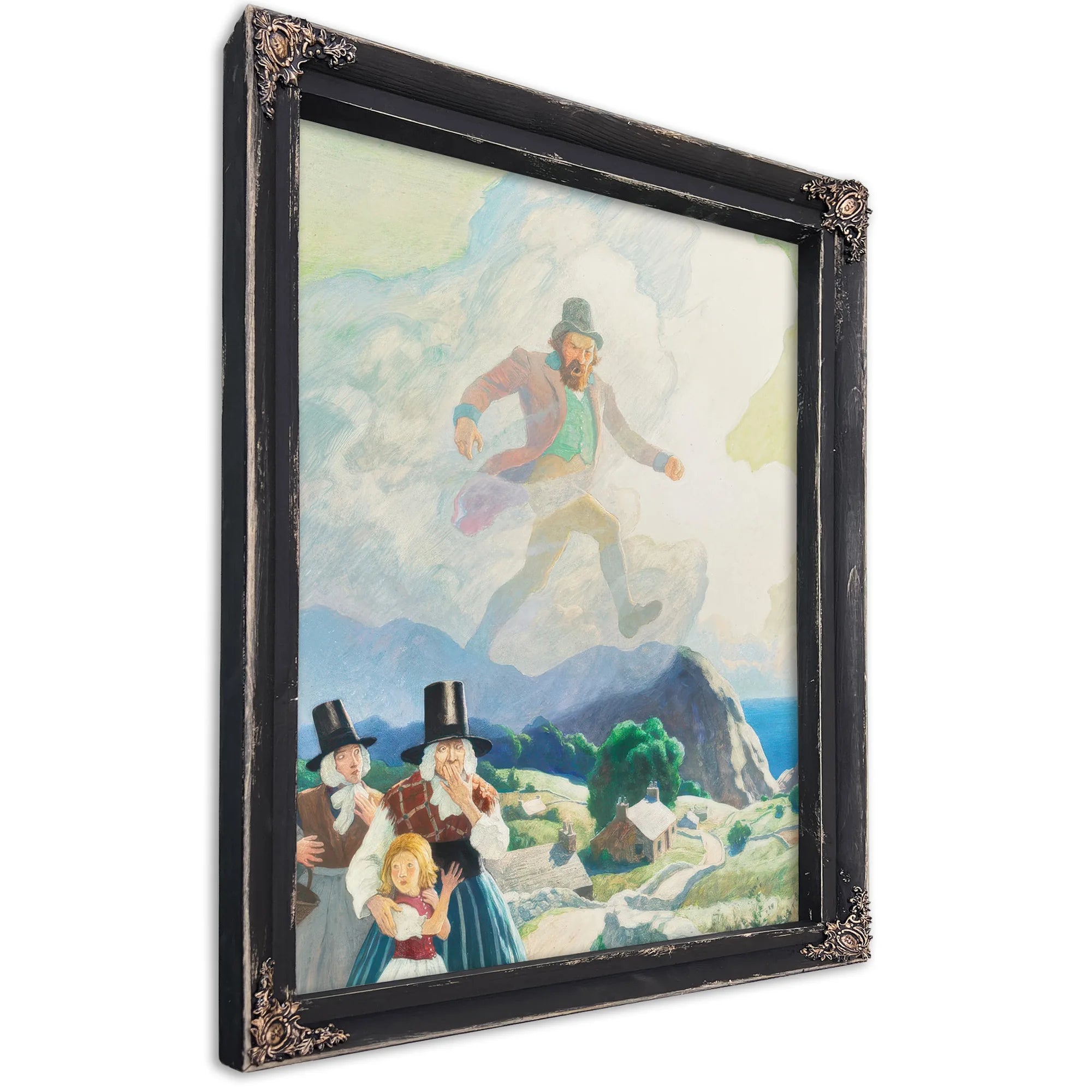 The Man Of Wales By NC Wyeth Fine Art Print