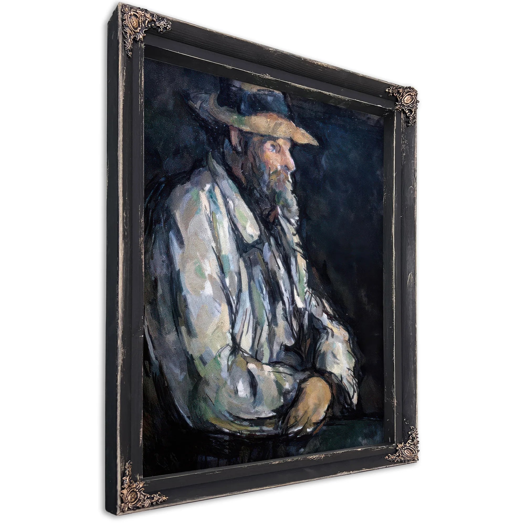 Portrait Of Vallier By Paul Cezanne Fine Art Print