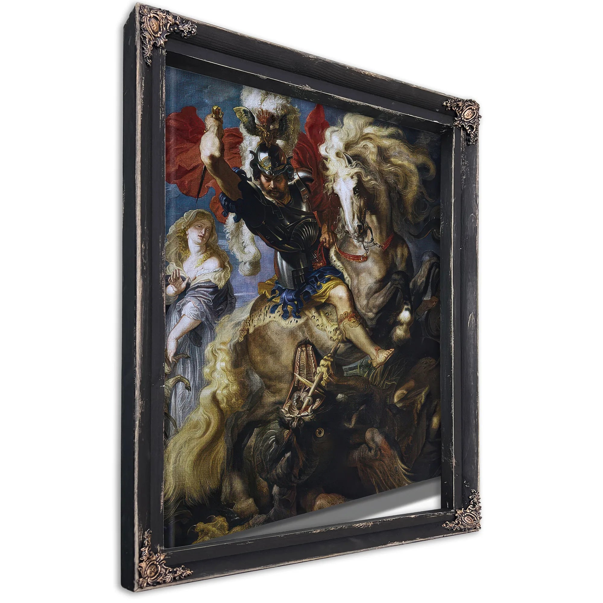 Peter Paul Rubens Saint George And The Dragon 1607 By Peter Paul Rubens Fine Art Print