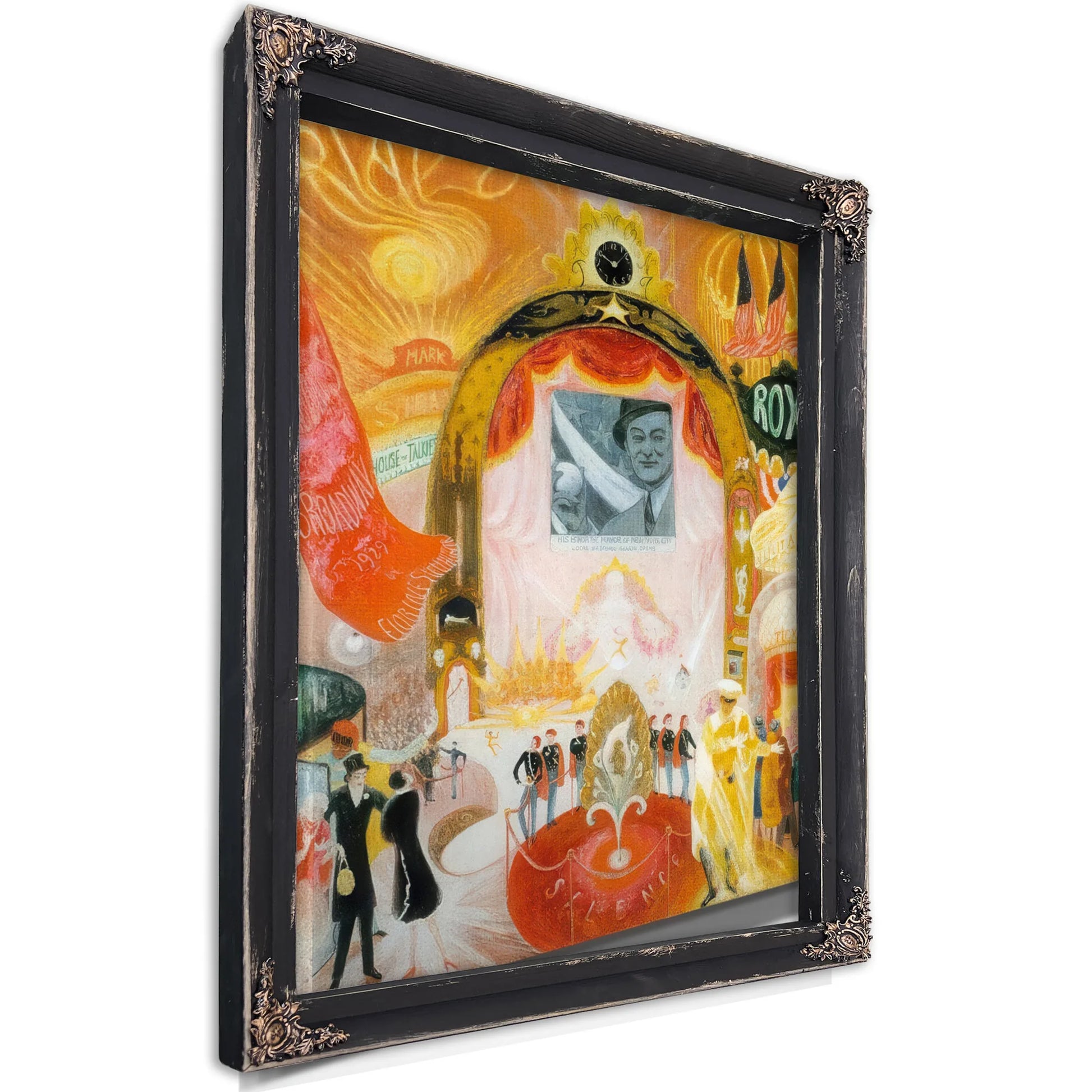 The Cathedrals Of Broadway By Florine Stettheimer Fine Art Print