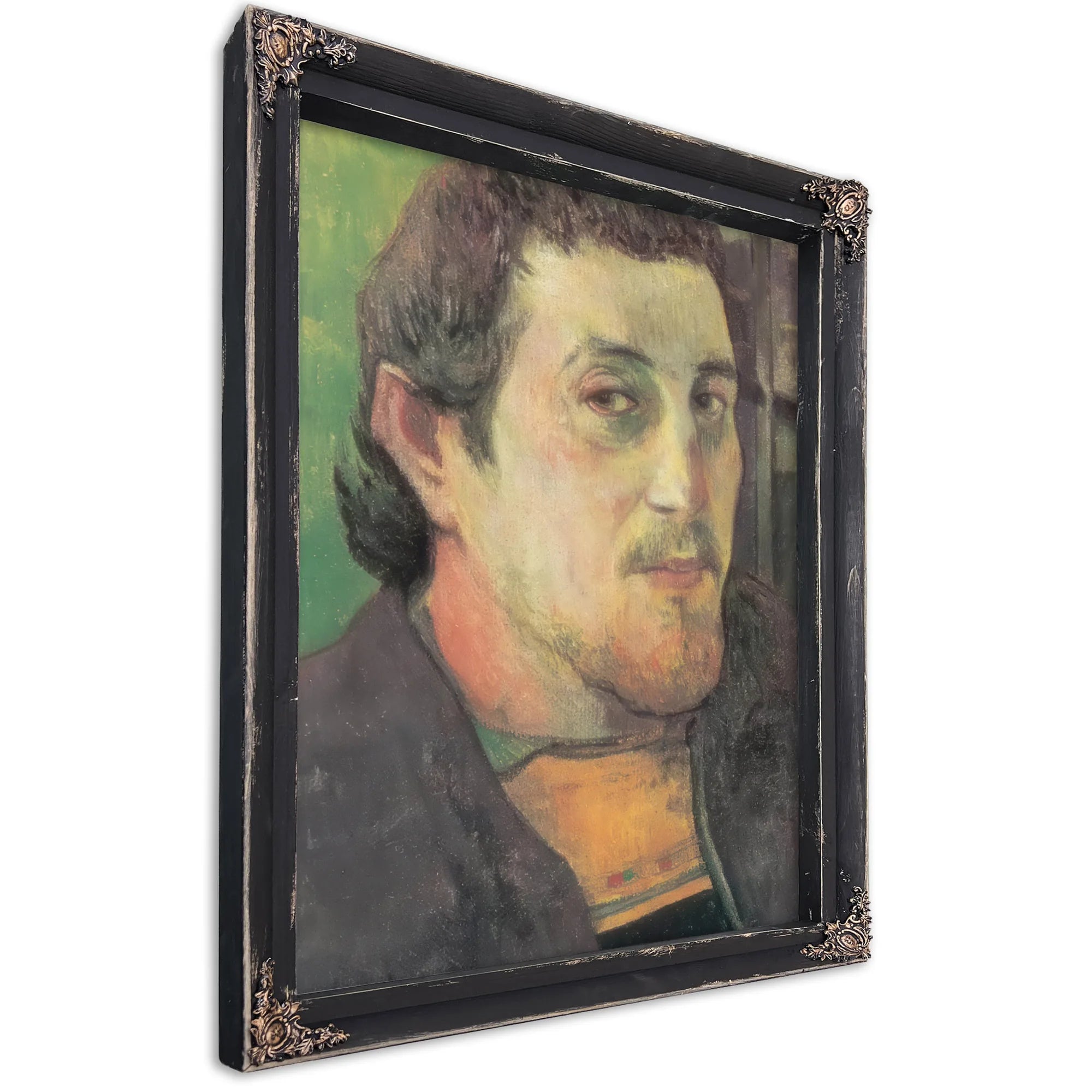 Self Portrait To My Friend Cazziere By Paul Gauguin Fine Art Print