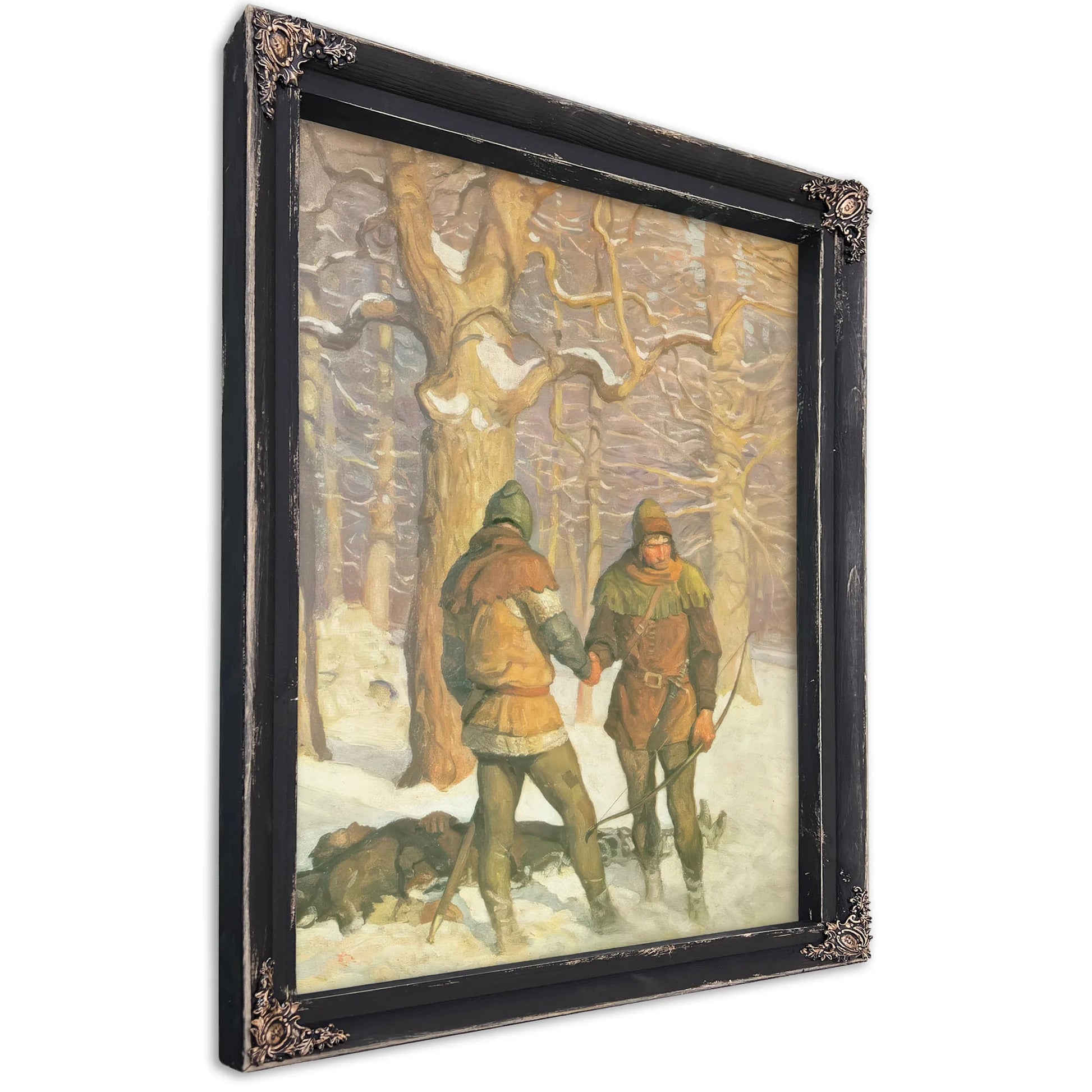 The Black Arrow Flieth Nevermore By NC Wyeth Fine Art Print