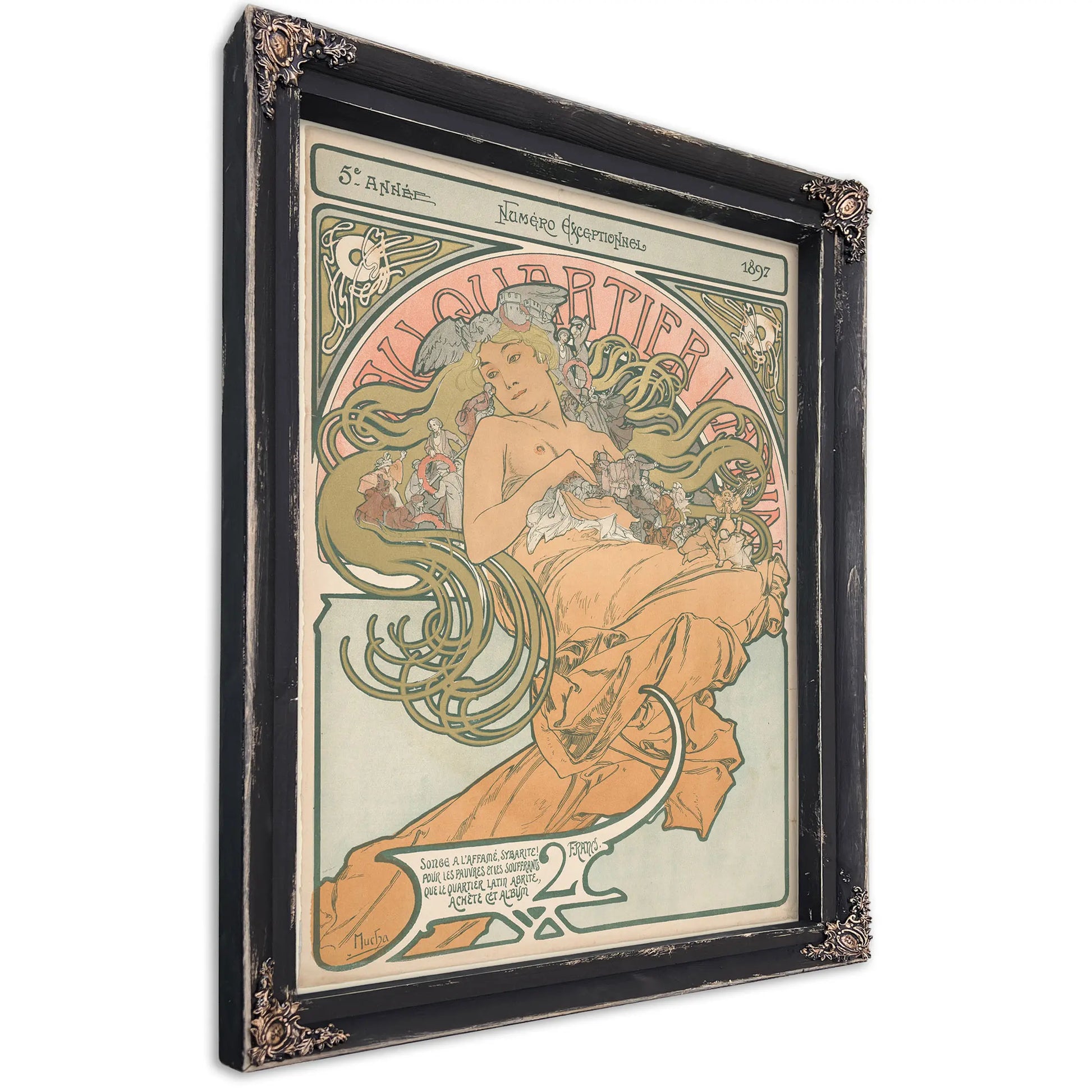 Au Quartier Latin by Alphonse Mucha