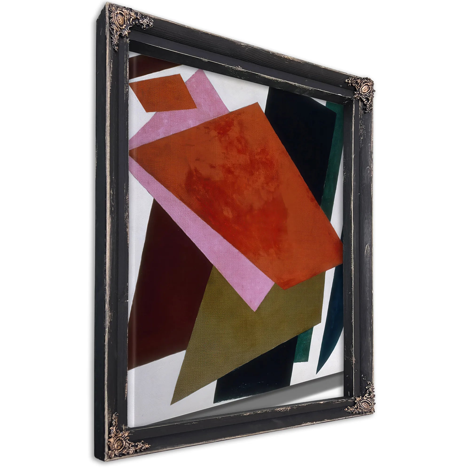 Painterly Architectonics 1917 107 X 88 Cm Krasnodar District Kovalenko Art Museum By Liubov Popova Fine Art Print