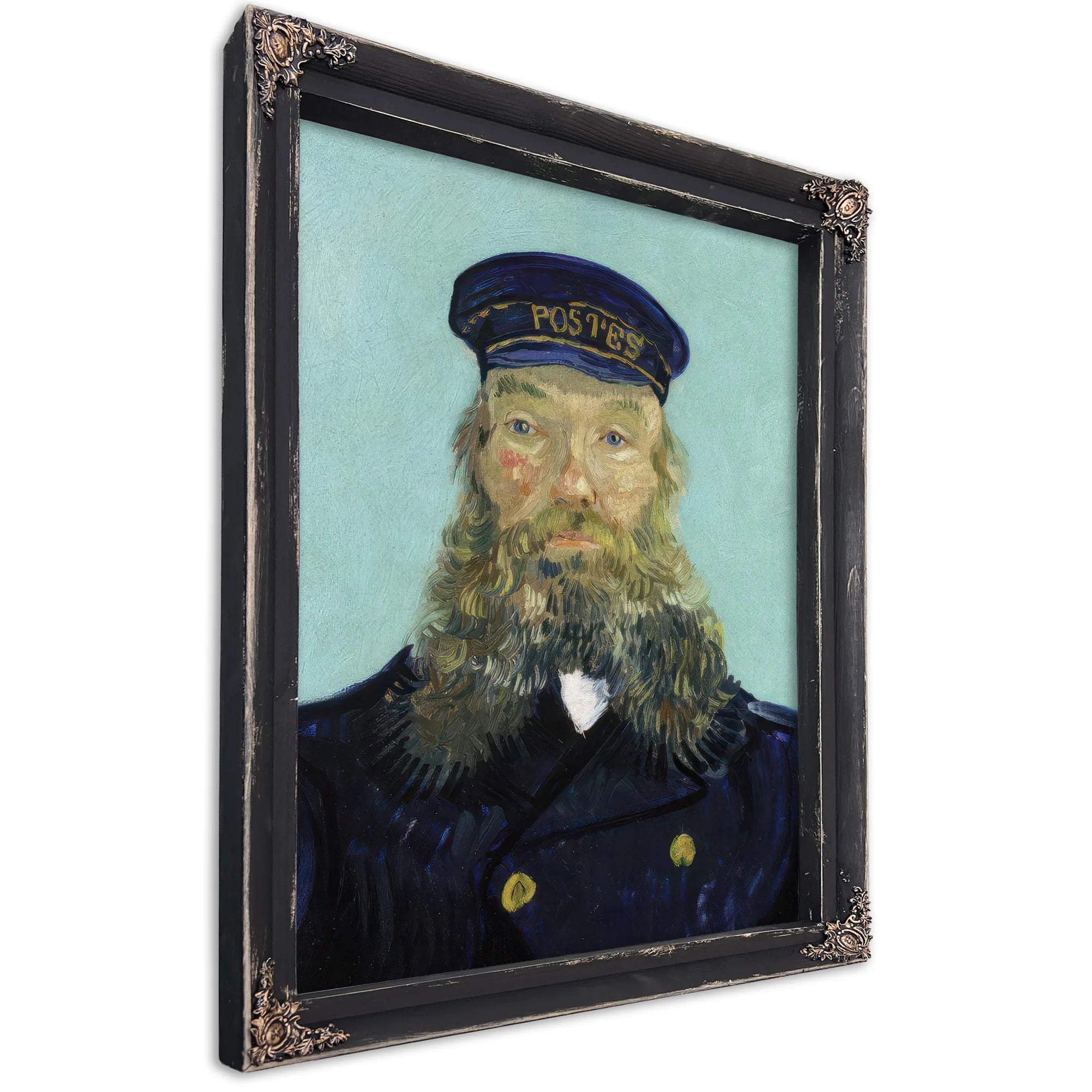 Portrait Of Postman Roulin By Vincent Van Gogh Fine Art Print