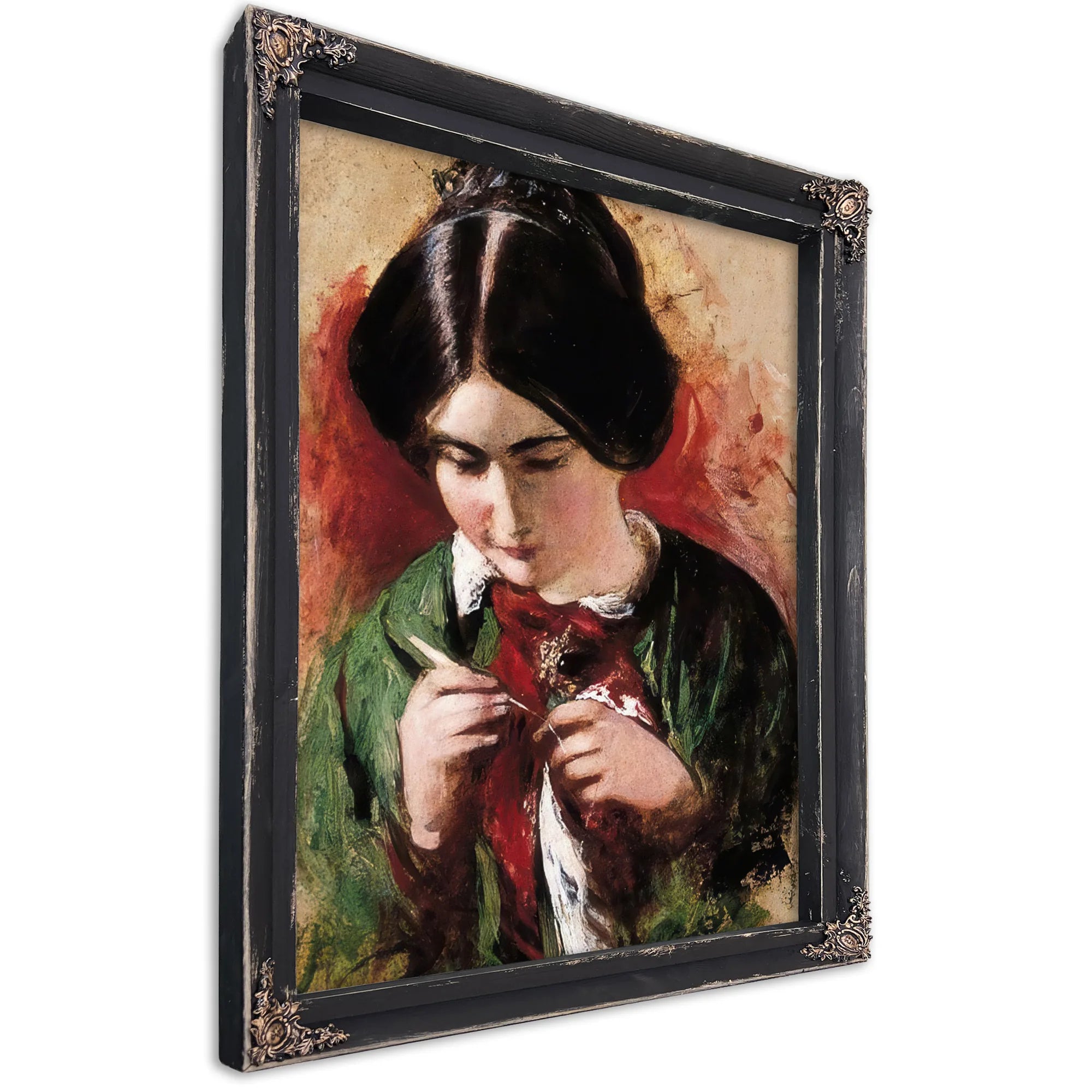 The Crochet Worker(Also Known As Mary Ann Purdon) By William Etty Fine Art Print