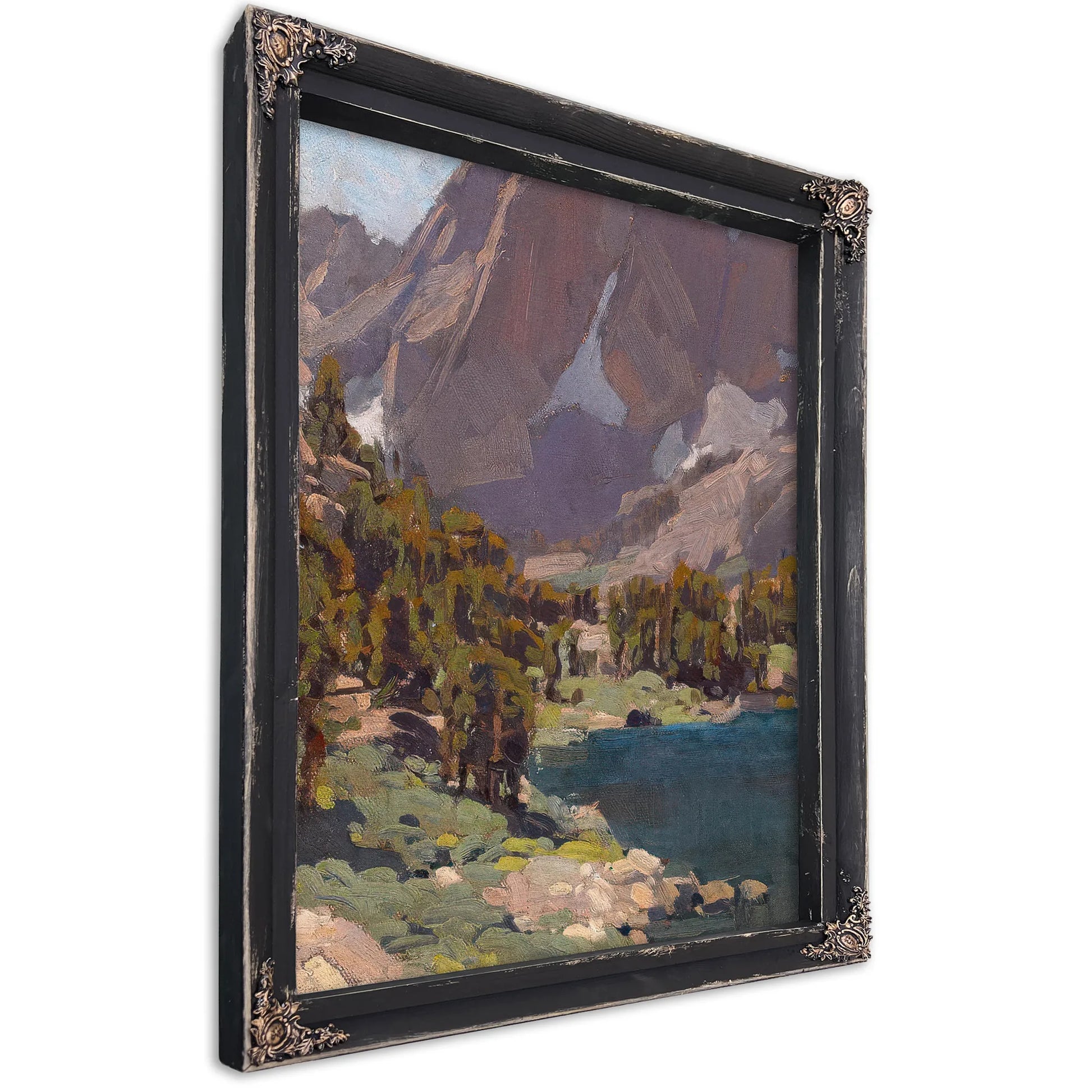 End Of The Lake, California Sierras By Edgar Payne Fine Art Print