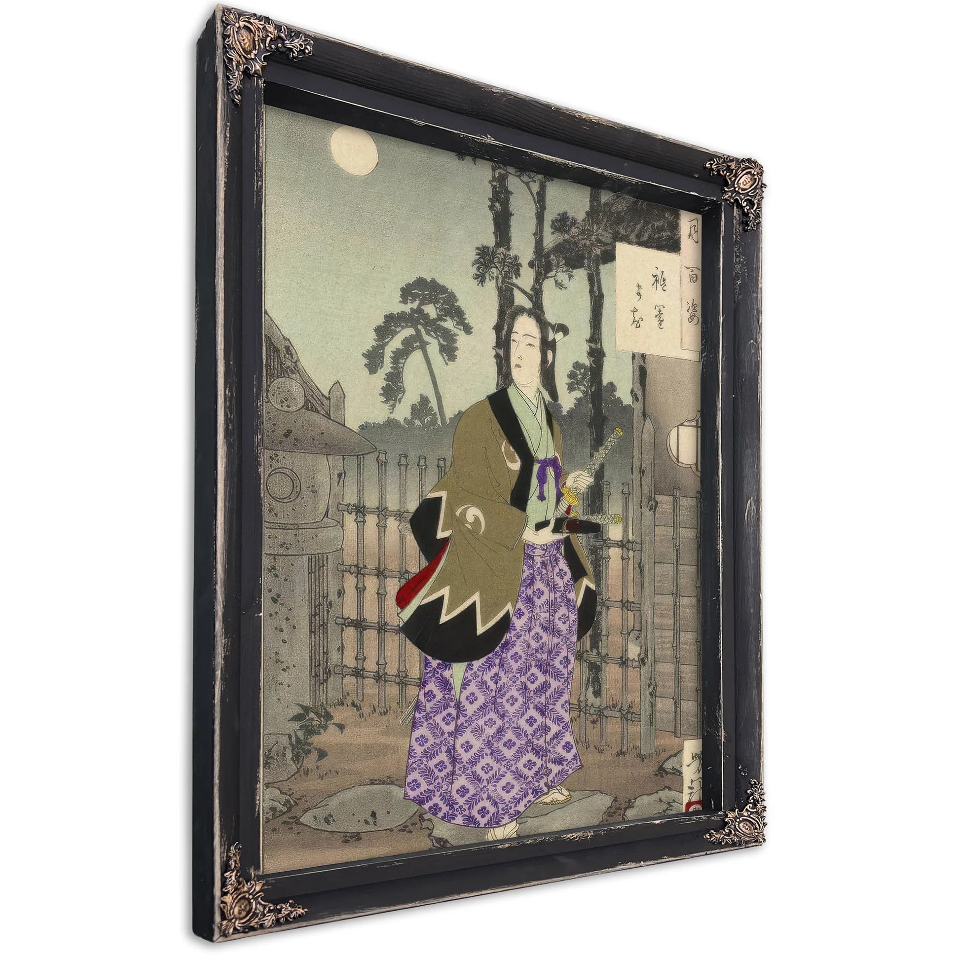 The Gion District 1885 By Tsukioka Yoshitoshi Fine Art Print